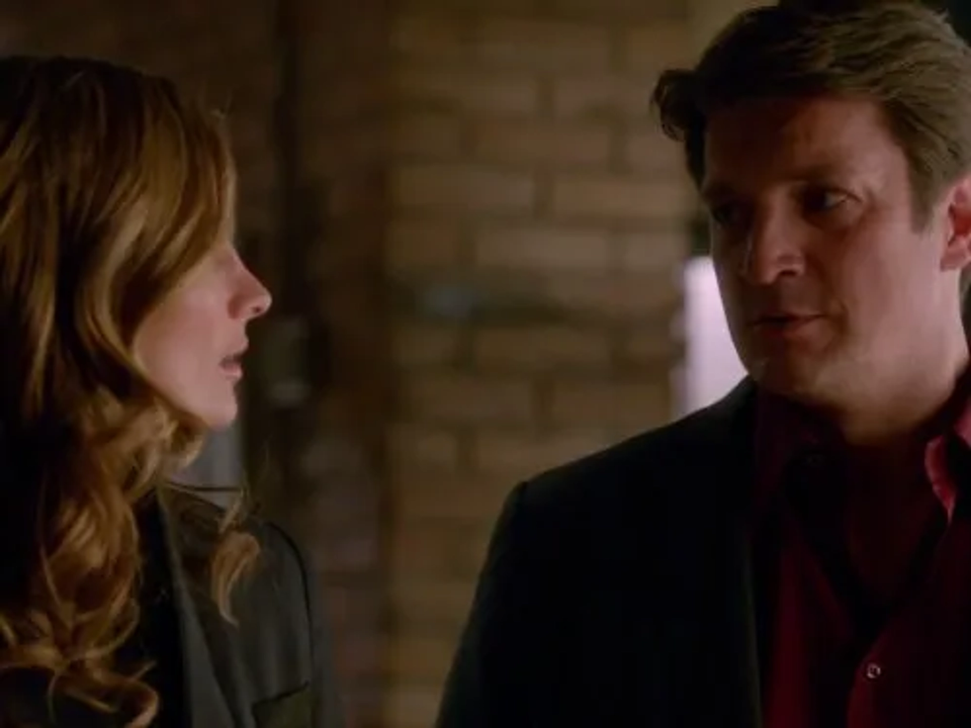 Nathan Fillion and Stana Katic in Castle (2009)