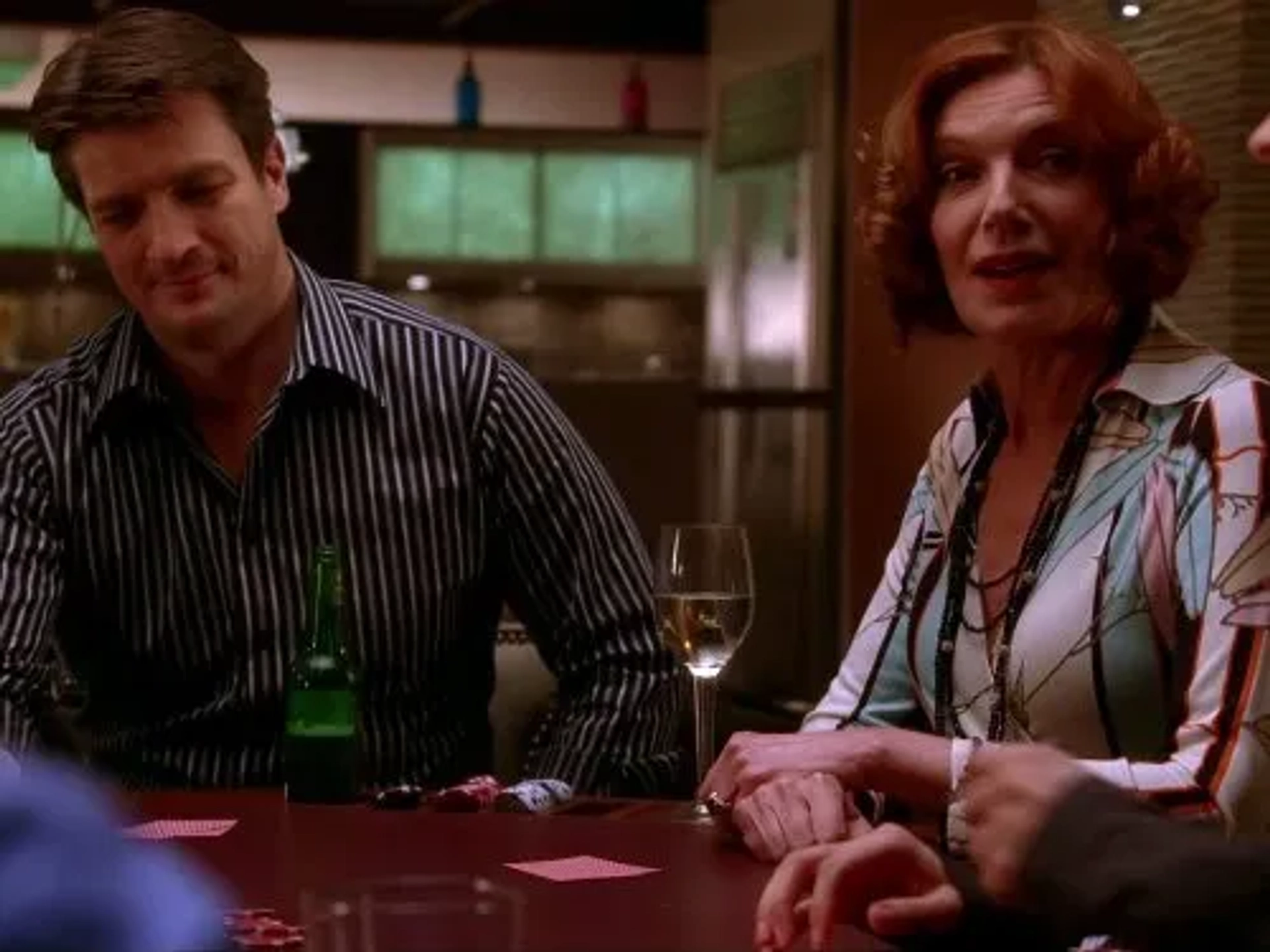 Nathan Fillion and Susan Sullivan in Castle (2009)