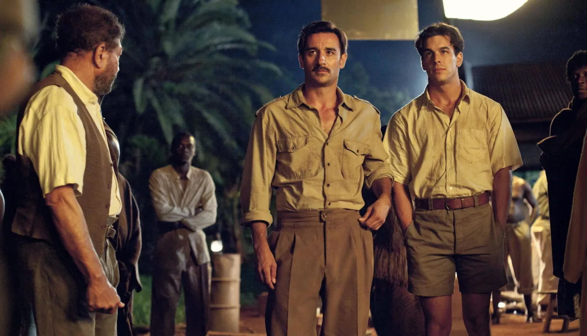 Kimbo, Mario Casas, and Alain Hernández in Palm Trees in the Snow (2015)