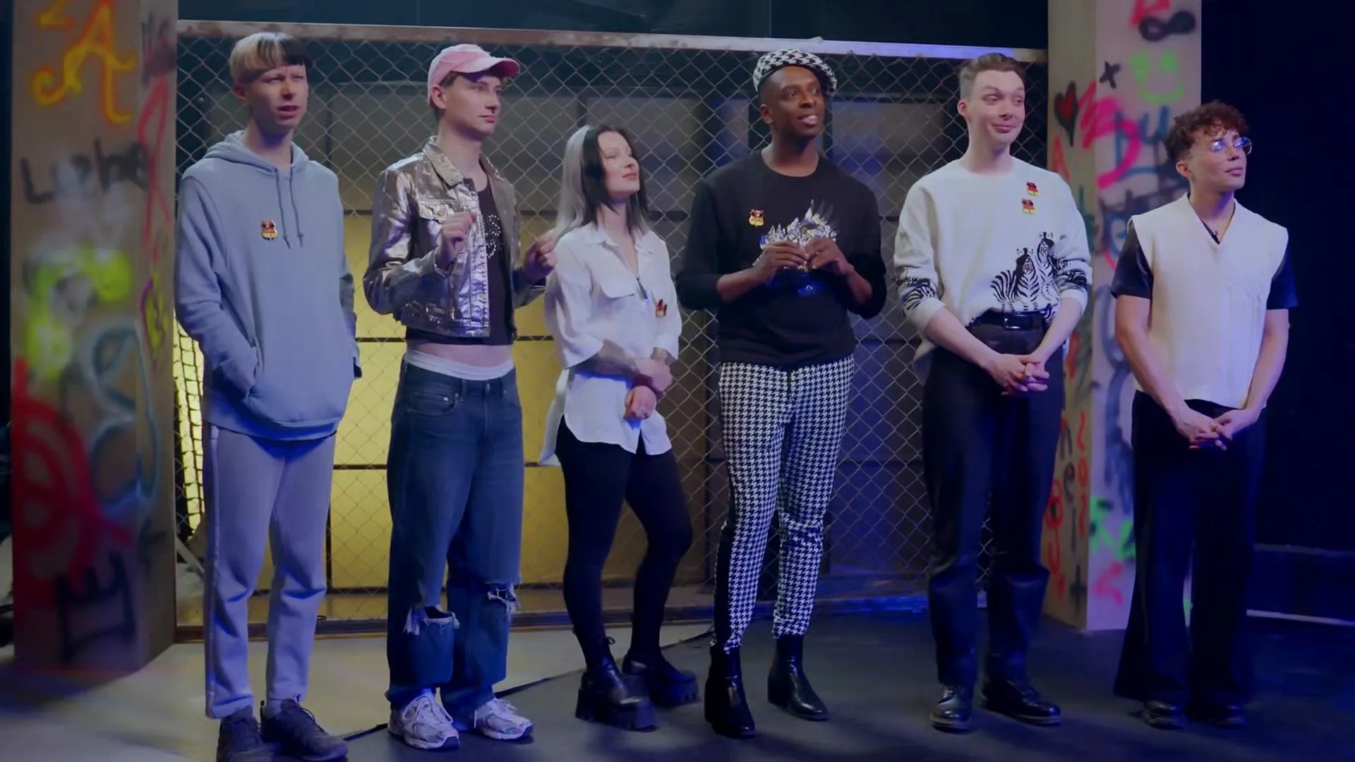 Kelly Heelton, Loreley Rivers, Metamorkid, Yvonne Nightstand, Victoria Shakespears, and Pandora Nox in Drag Race Germany (2023)