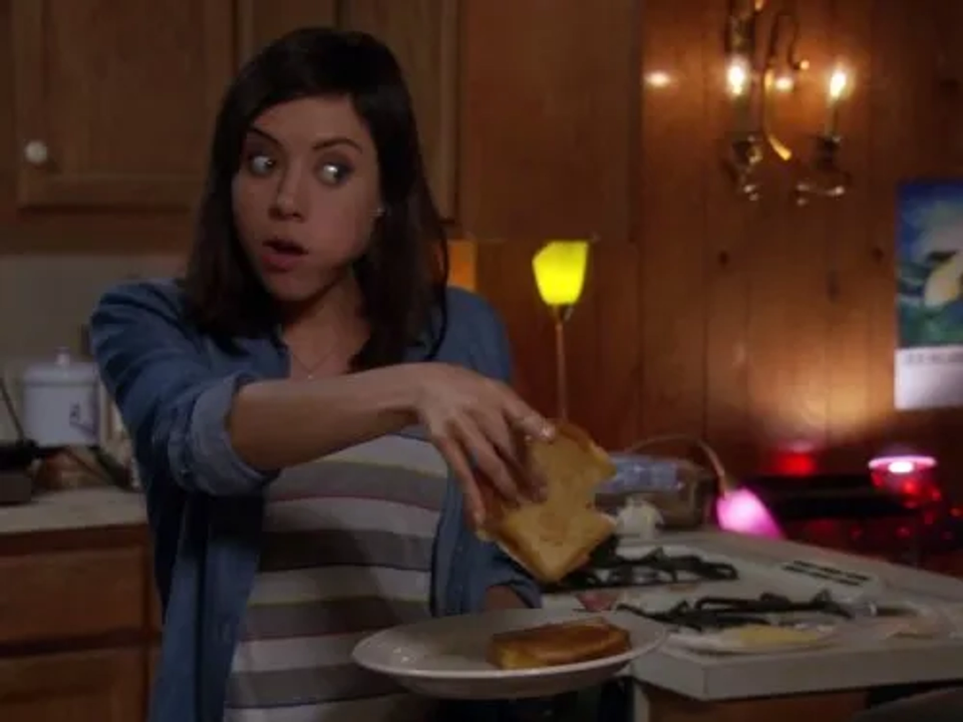 Aubrey Plaza in Parks and Recreation (2009)