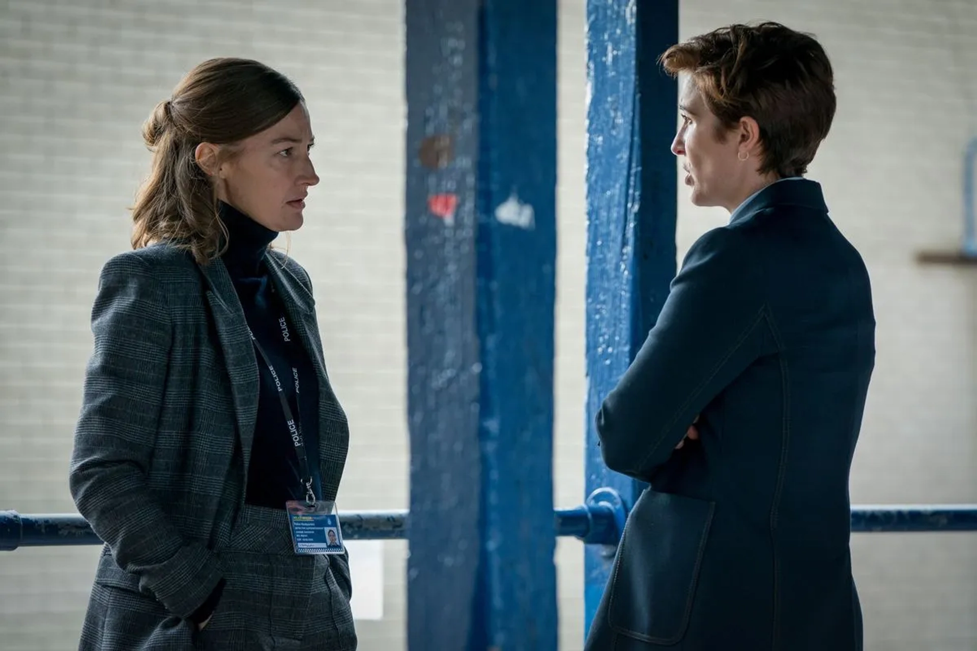 Kelly Macdonald and Vicky McClure in Line of Duty (2012)