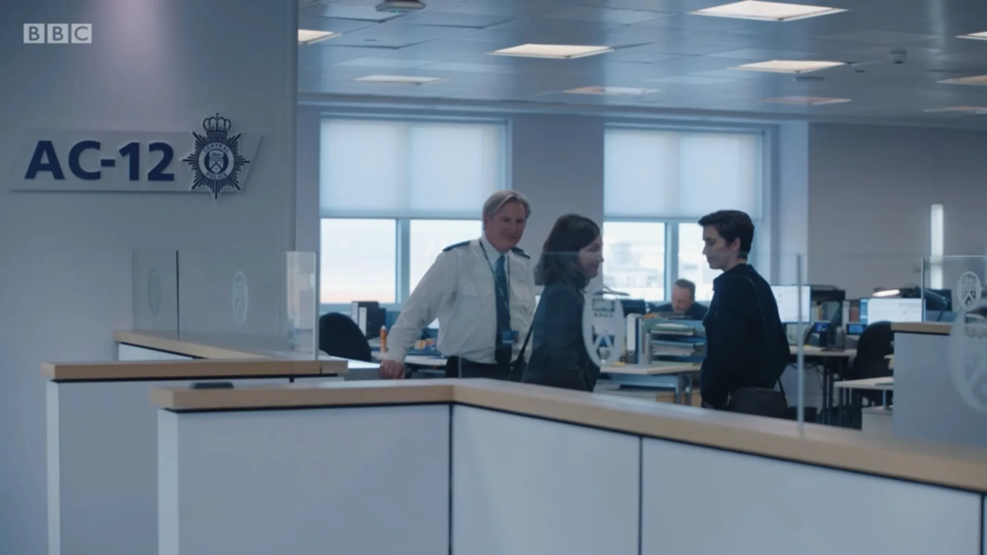 Adrian Dunbar, Kelly Macdonald, and Vicky McClure in Line of Duty (2012)