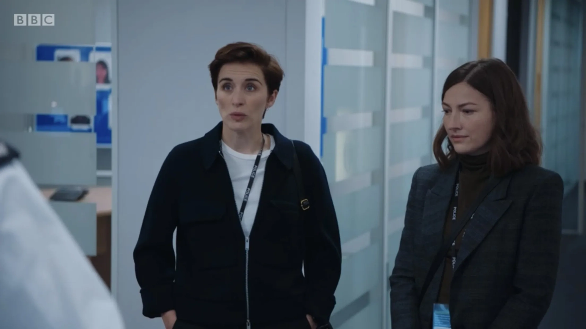 Kelly Macdonald and Vicky McClure in Line of Duty (2012)