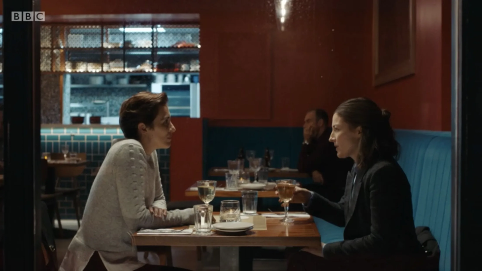 Kelly Macdonald and Vicky McClure in Line of Duty (2012)