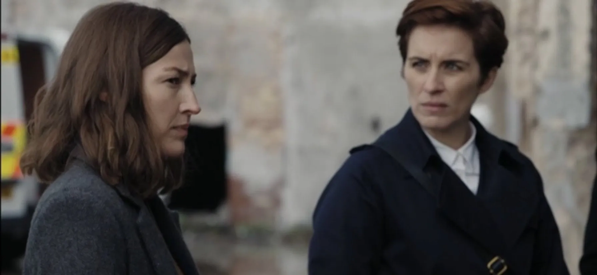Kelly Macdonald and Vicky McClure in Line of Duty (2012)