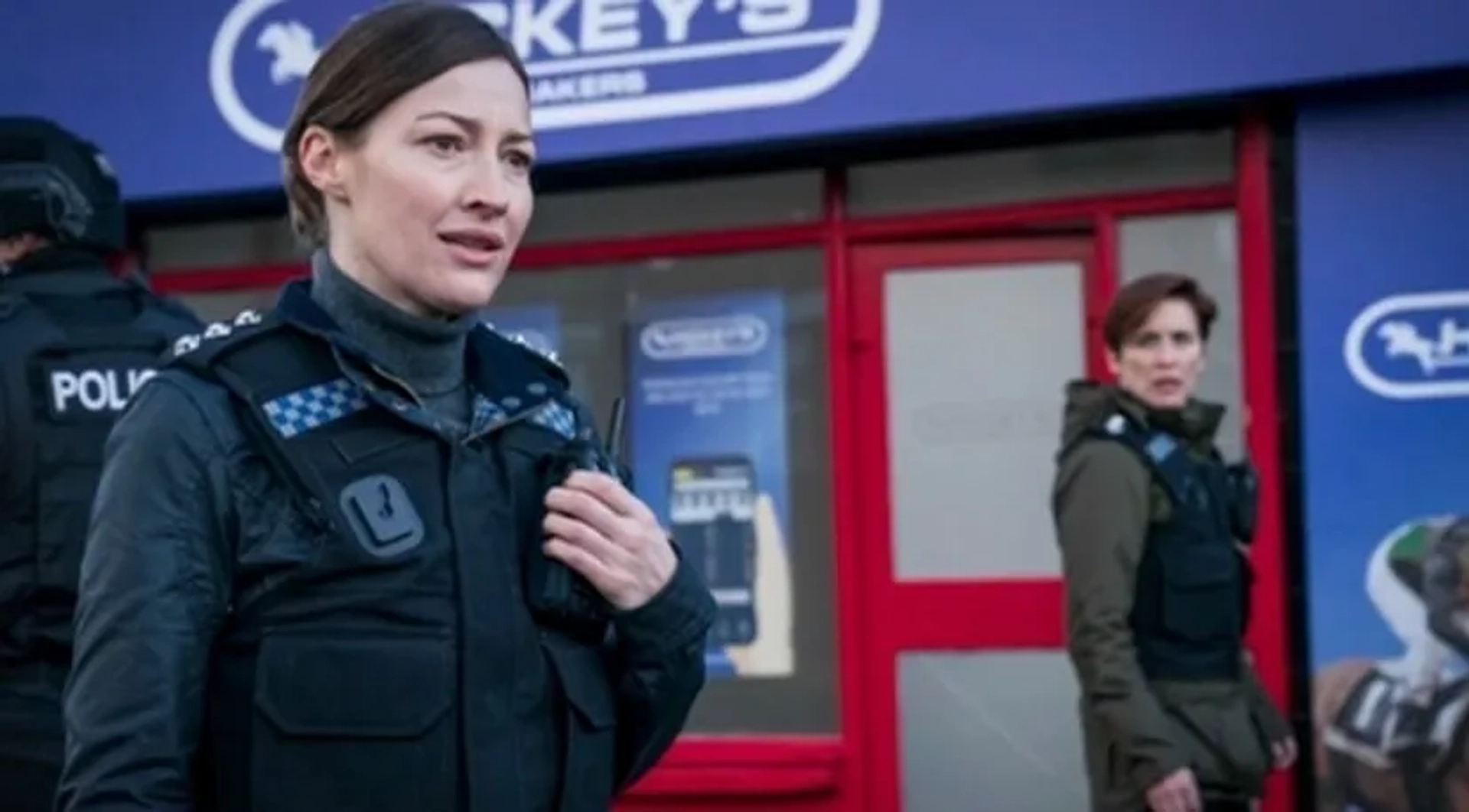 Kelly Macdonald and Vicky McClure in Line of Duty (2012)