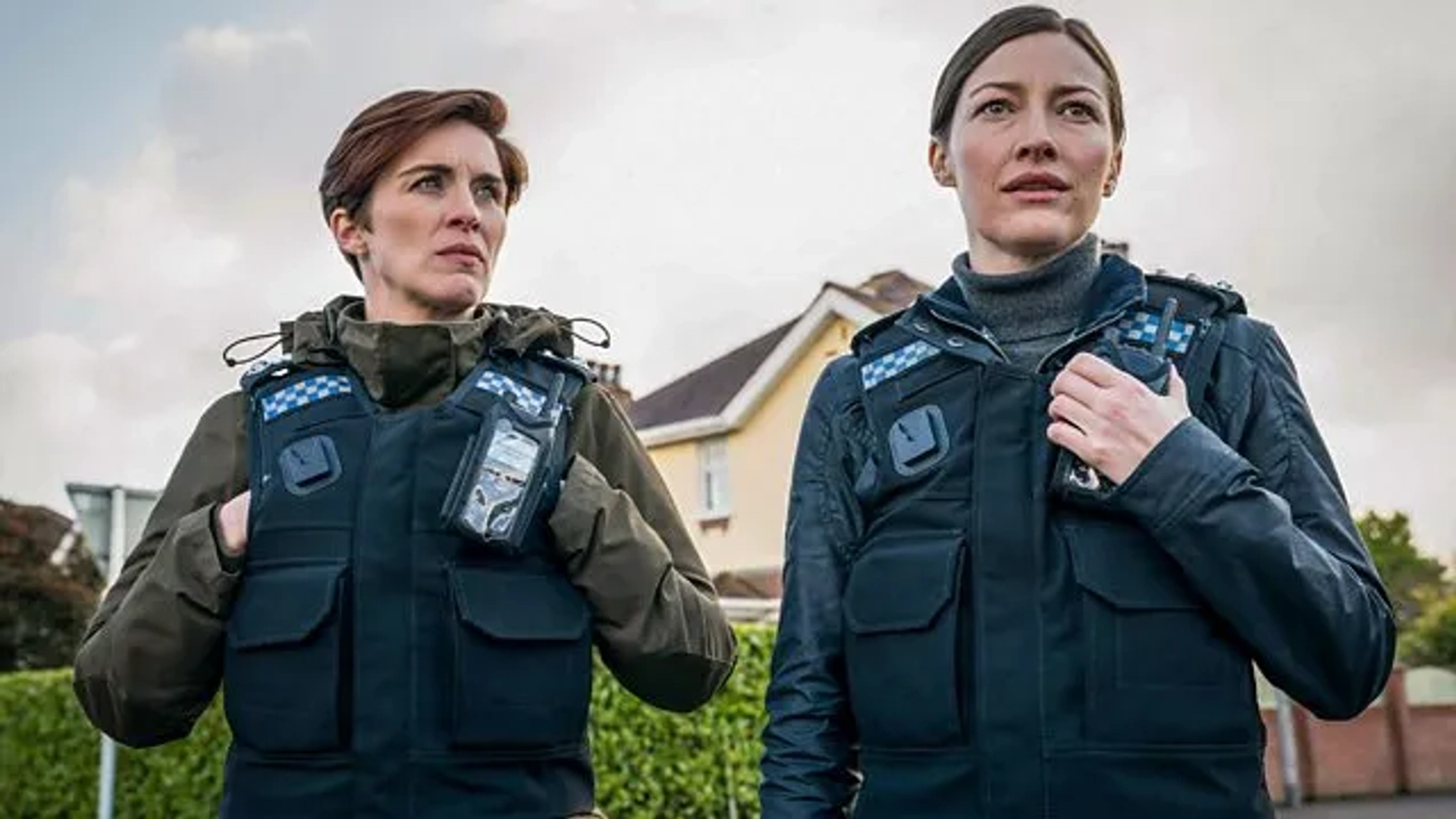 Kelly Macdonald and Vicky McClure in Line of Duty (2012)