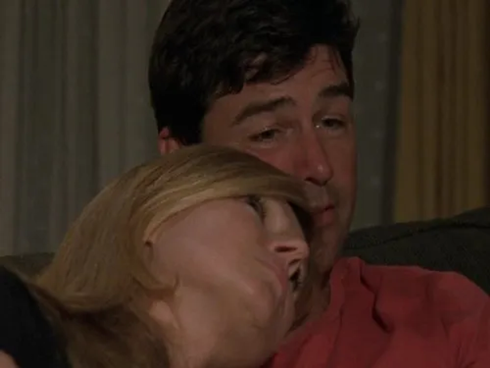 Connie Britton and Kyle Chandler in Friday Night Lights (2006)