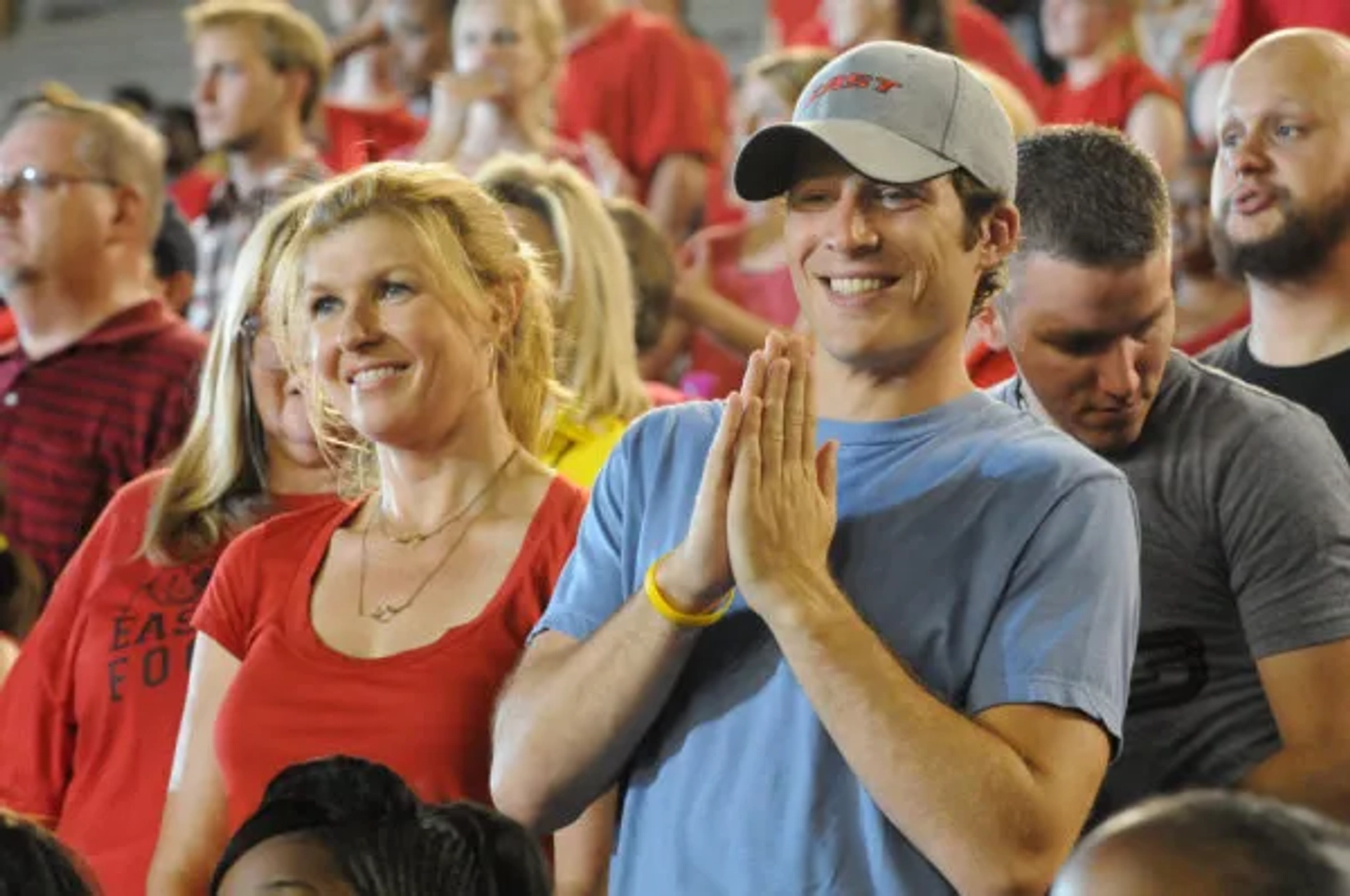 Connie Britton and Zach Gilford in Friday Night Lights (2006)