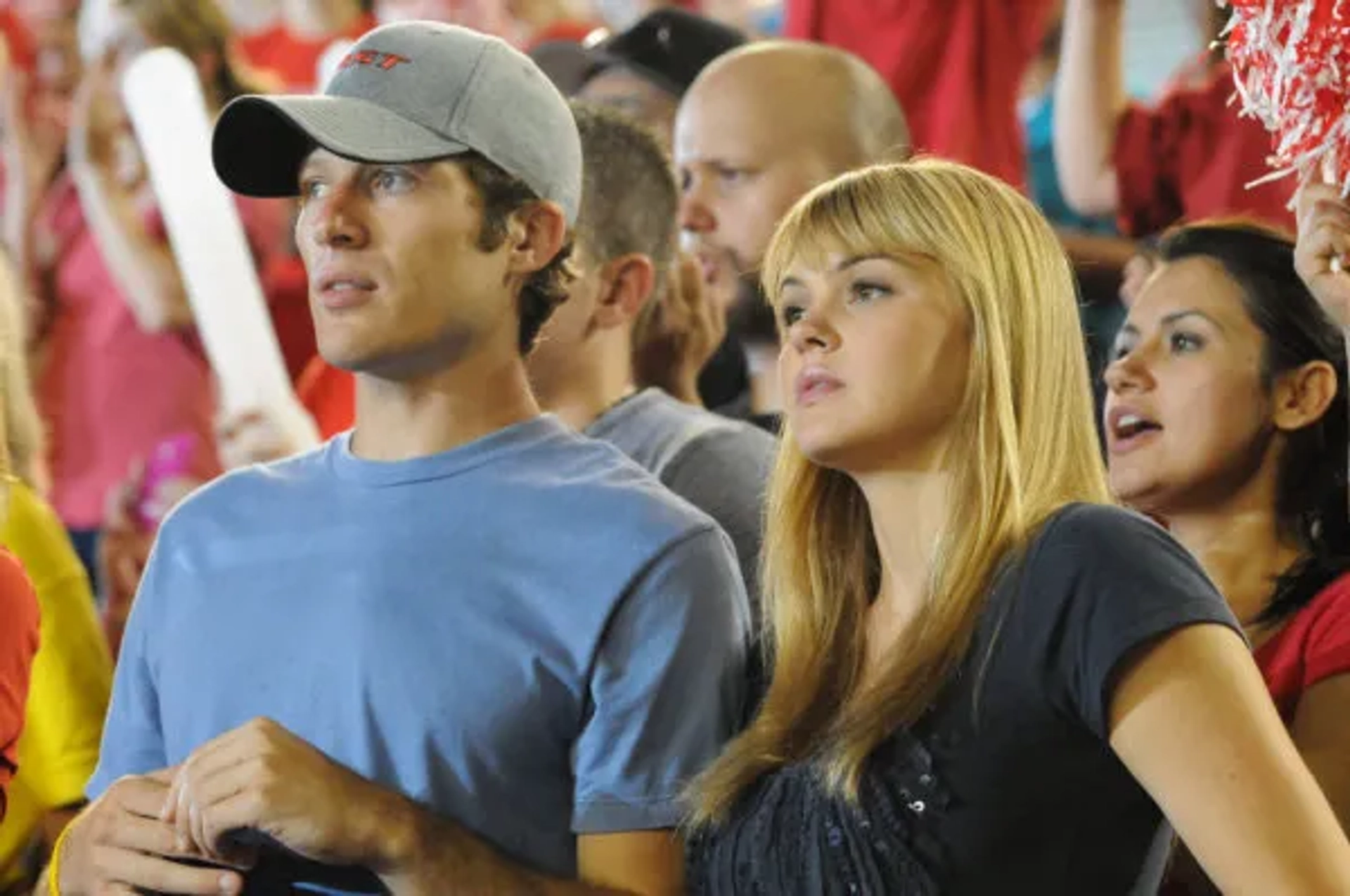 Zach Gilford and Aimee Teegarden in Friday Night Lights (2006)