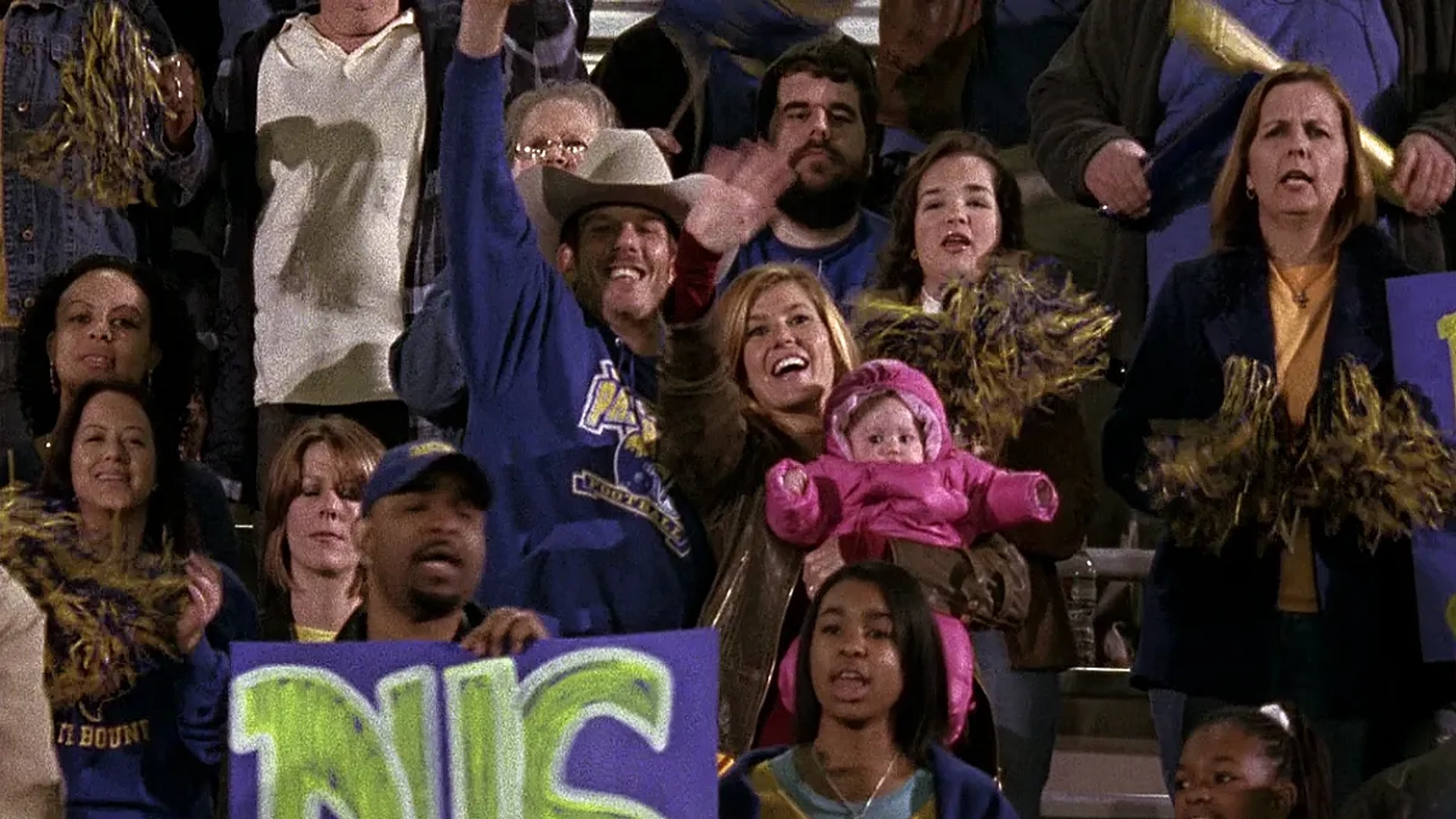 Peter Berg and Connie Britton in Friday Night Lights (2006)