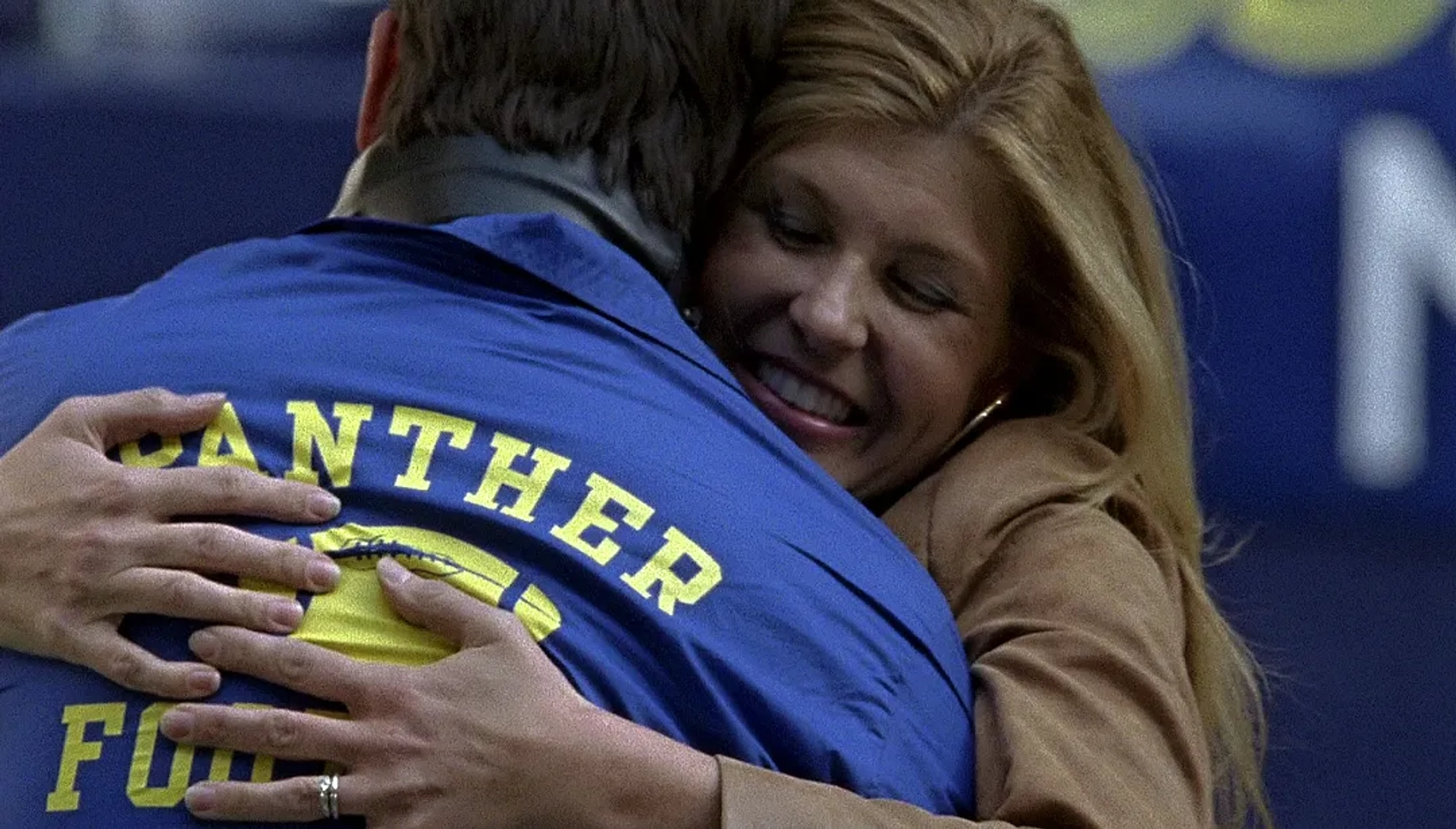 Connie Britton and Kyle Chandler in Friday Night Lights (2006)