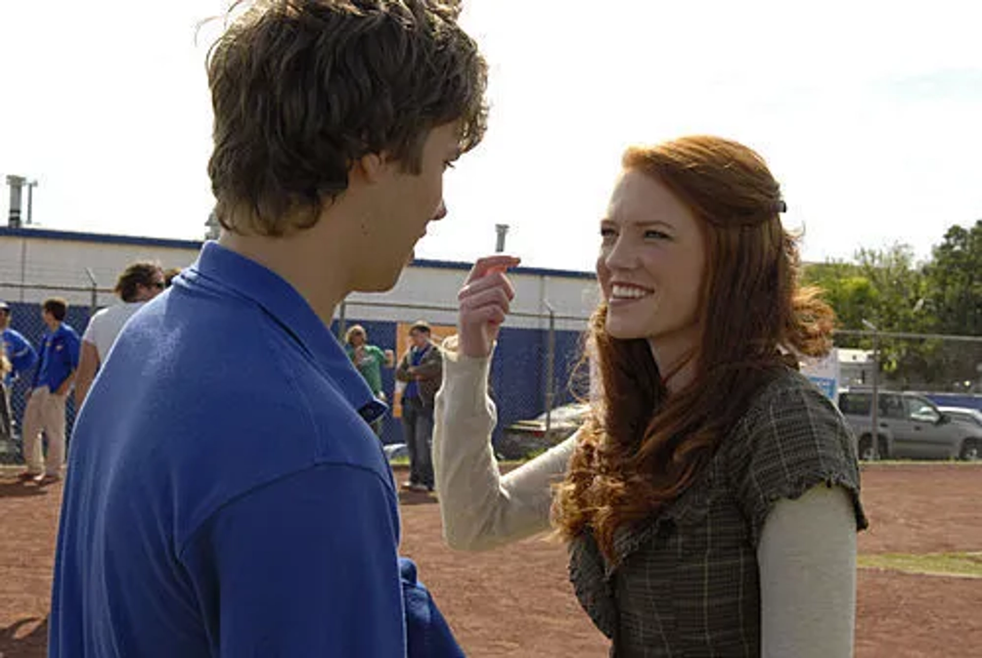 JD (Jeremy Sumpter) and Madison (Whitney Hoy) on Friday Night Lights