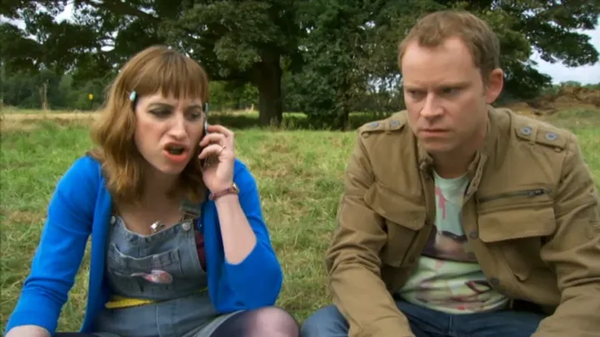 Robert Webb and Isy Suttie in Peep Show (2003)