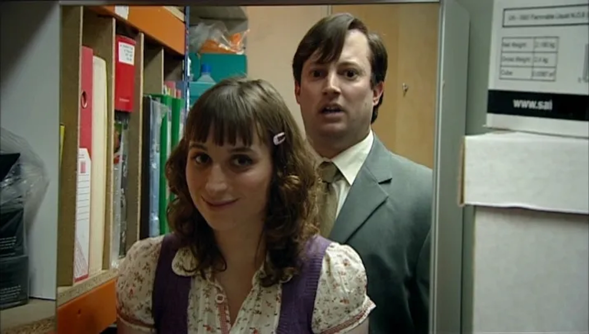 David Mitchell and Isy Suttie in Peep Show (2003)