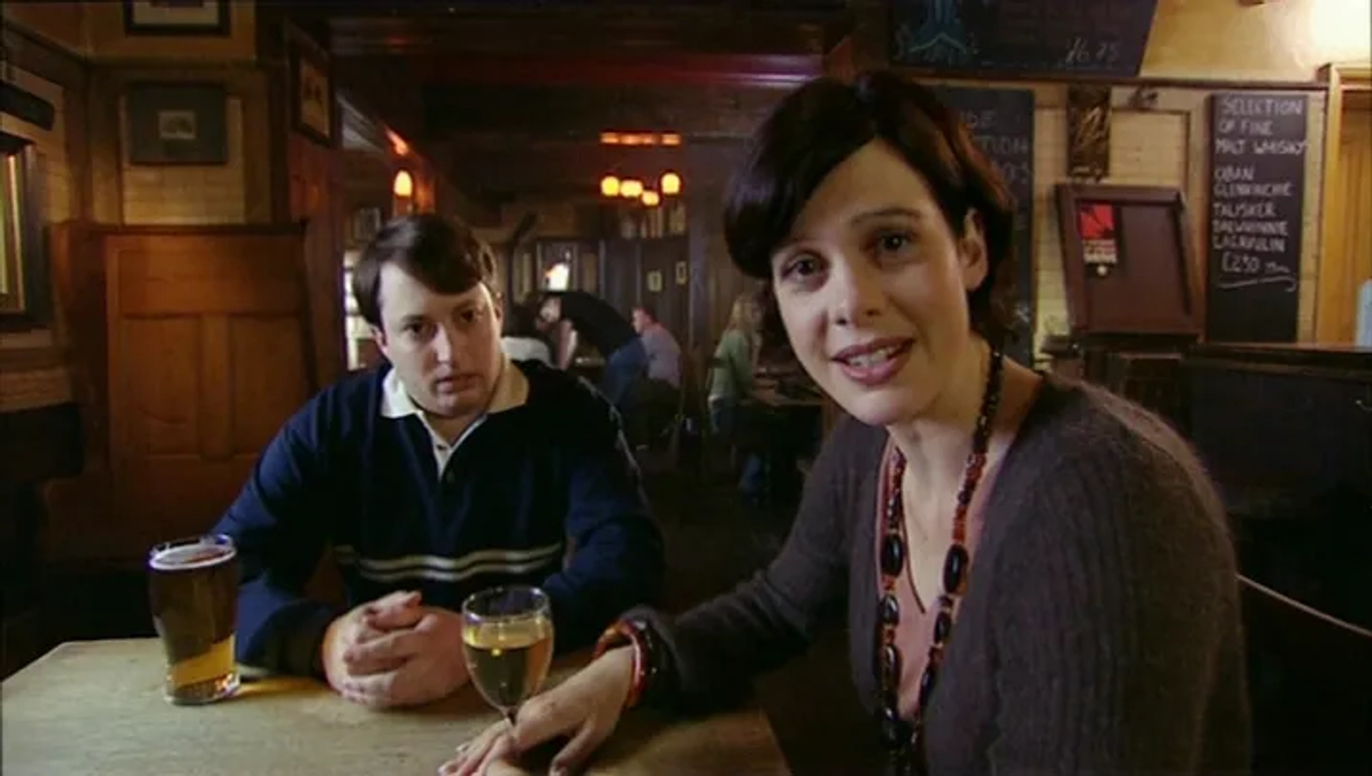 David Mitchell and Eliza L. Bennett in Peep Show (2003)