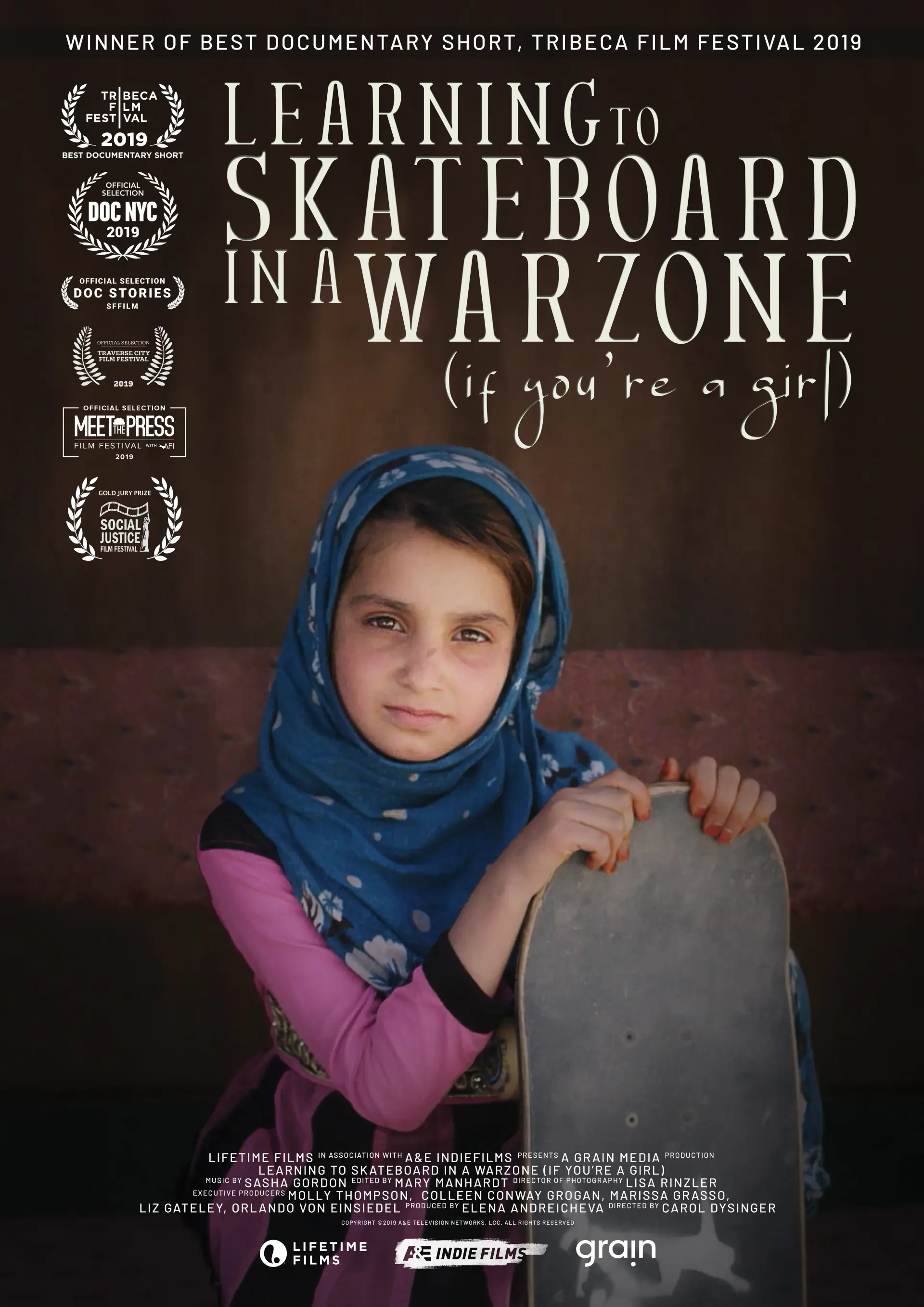 مستند آموزش اسکیت بورد زیر سایه جنگ (Learning to Skateboard in a Warzone (If You're a Girl))