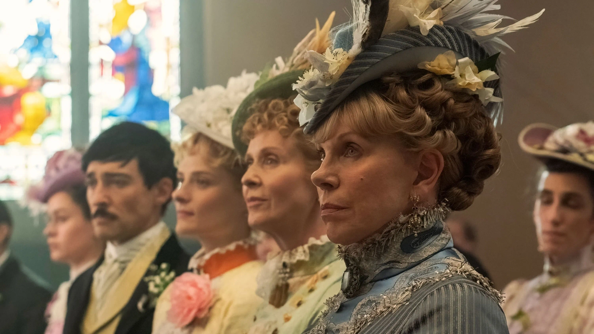 Christine Baranski, Cynthia Nixon, Blake Ritson, and Louisa Jacobson in The Gilded Age: You Don't Even Like Opera (2023)