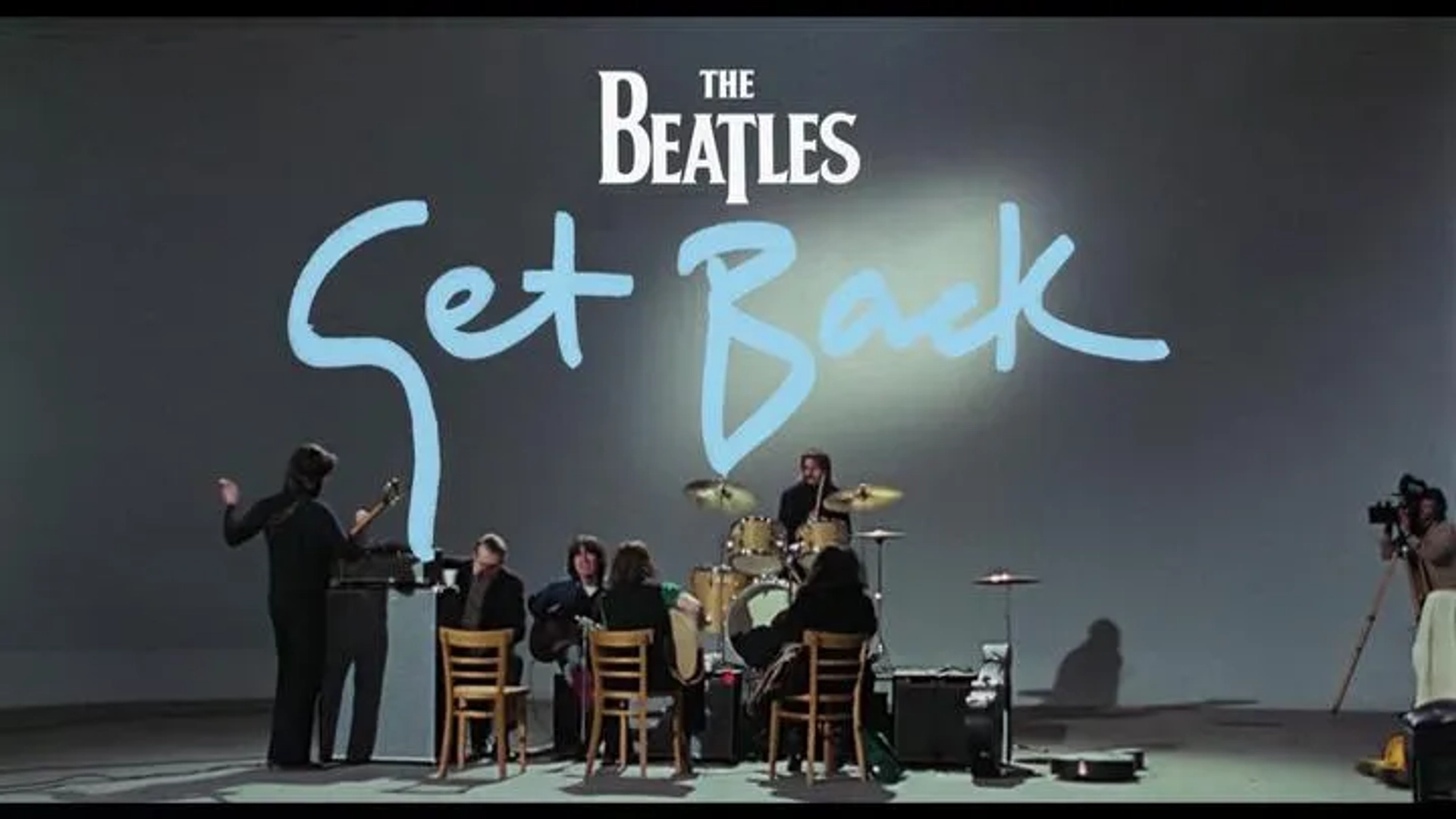 Paul McCartney, John Lennon, George Harrison, George Martin, Ringo Starr, and The Beatles in The Beatles: Get Back: Part 1: Days 1-7 (2021)