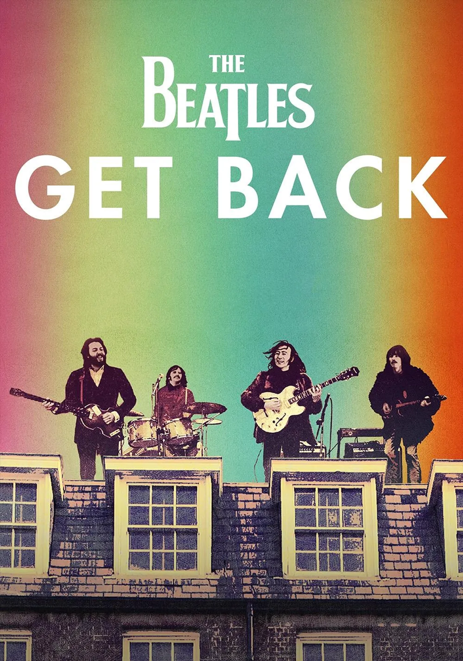 Paul McCartney, John Lennon, George Harrison, Ringo Starr, and The Beatles in The Beatles: Get Back (2021)