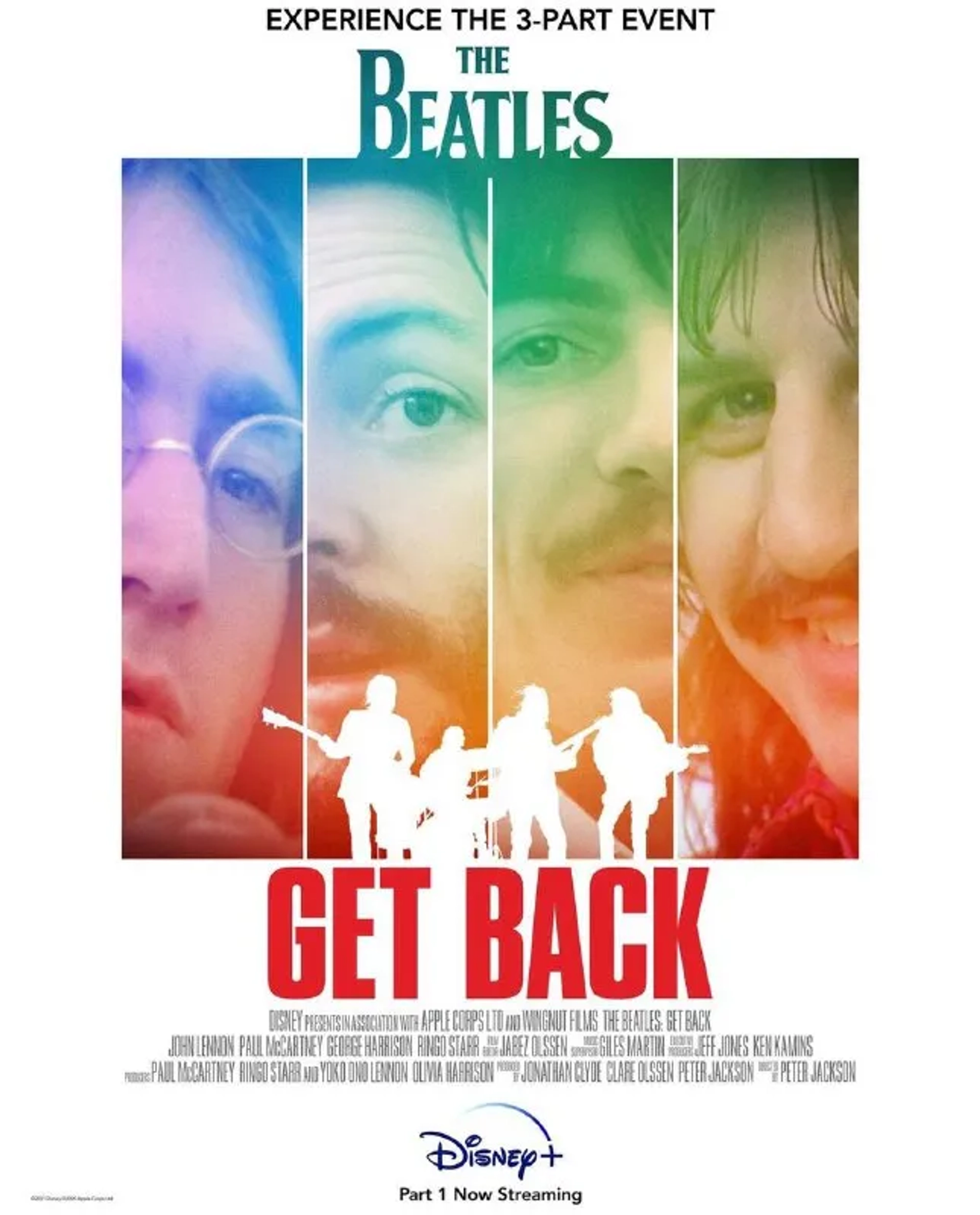 Paul McCartney, John Lennon, George Harrison, Ringo Starr, and The Beatles in The Beatles: Get Back: Part 3: Days 17-22 (2021)