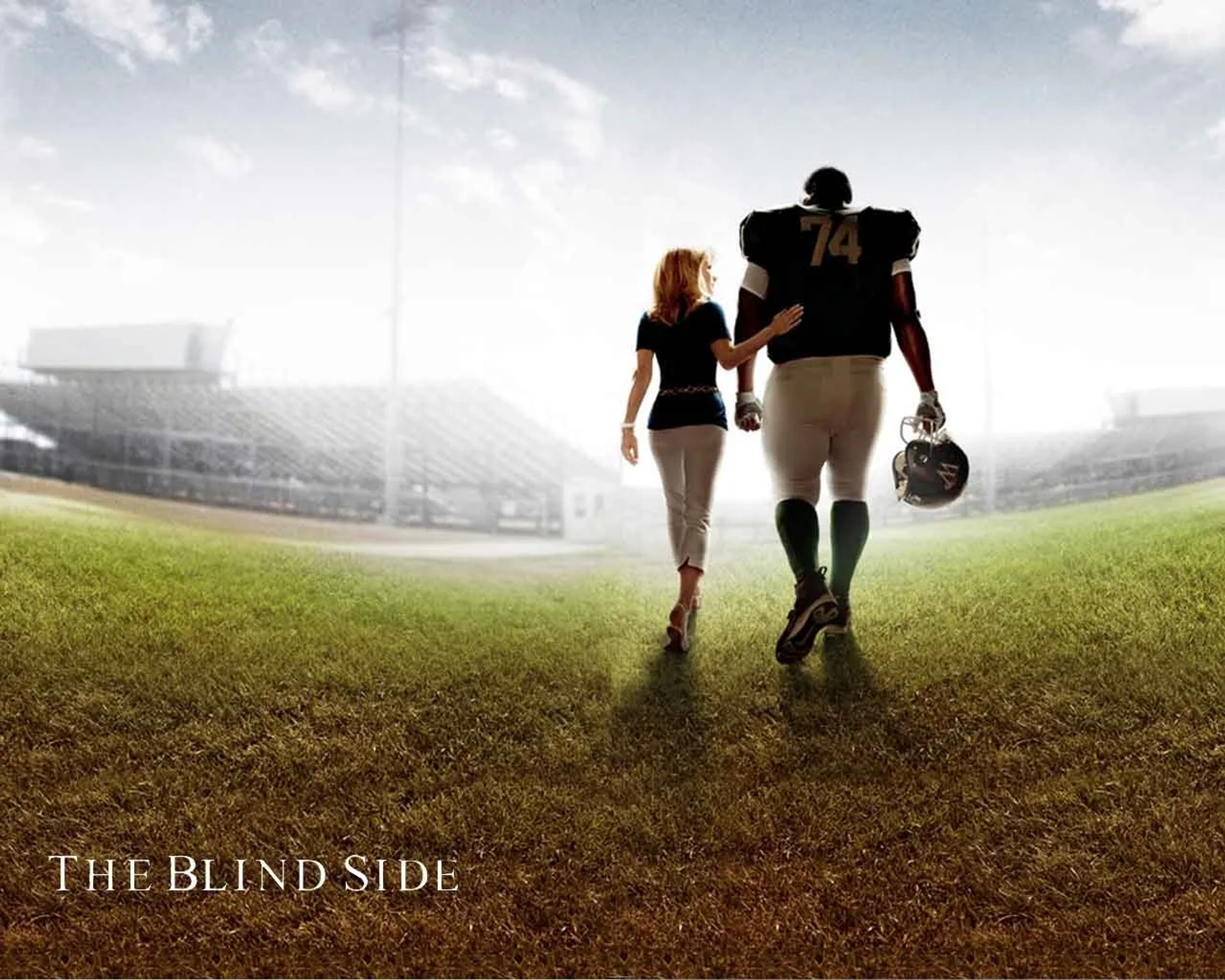 Sandra Bullock and Quinton Aaron in The Blind Side (2009)