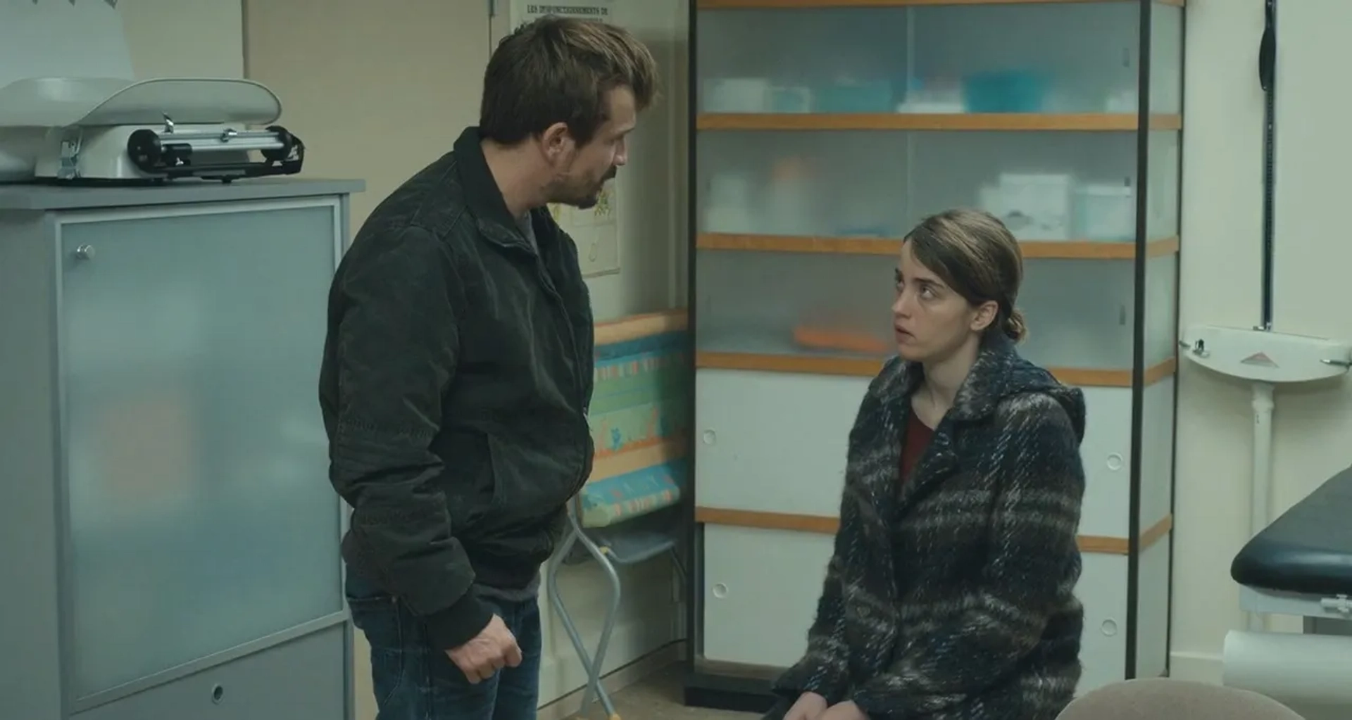 Jérémie Renier and Adèle Haenel in The Unknown Girl (2016)