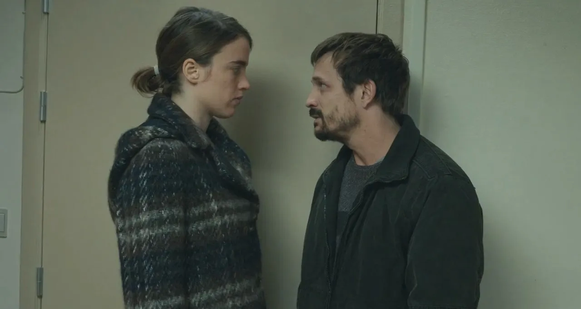 Jérémie Renier and Adèle Haenel in The Unknown Girl (2016)