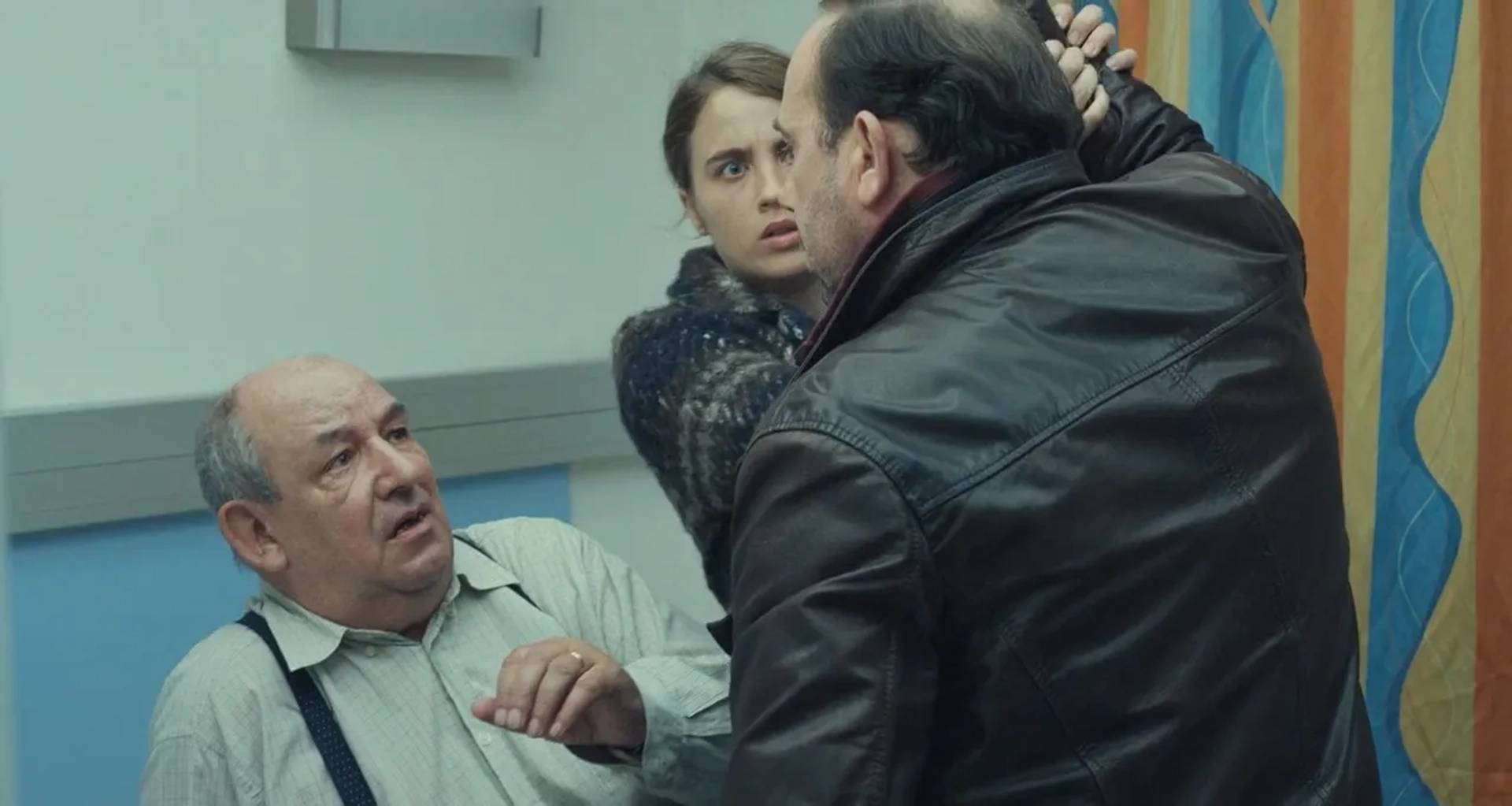 Olivier Gourmet, Adèle Haenel, and Pierre Sumkay in The Unknown Girl (2016)