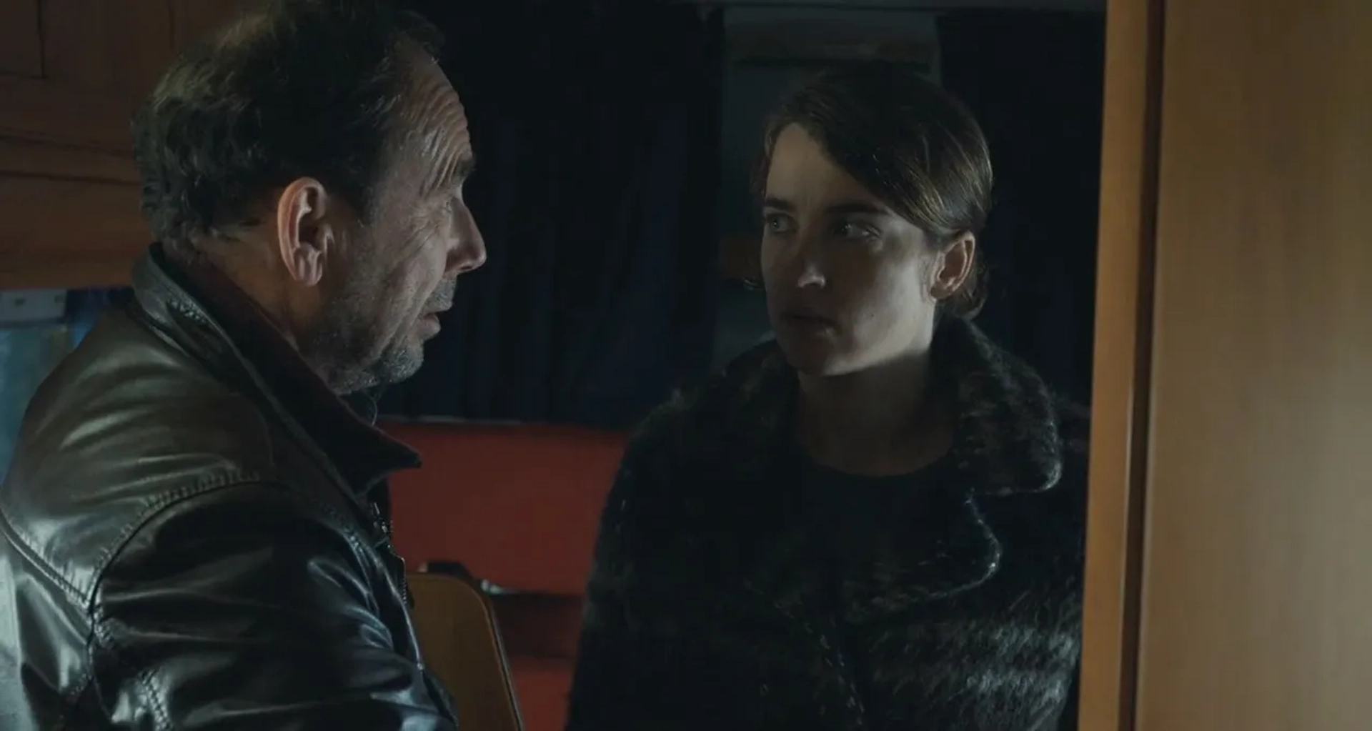 Olivier Gourmet and Adèle Haenel in The Unknown Girl (2016)