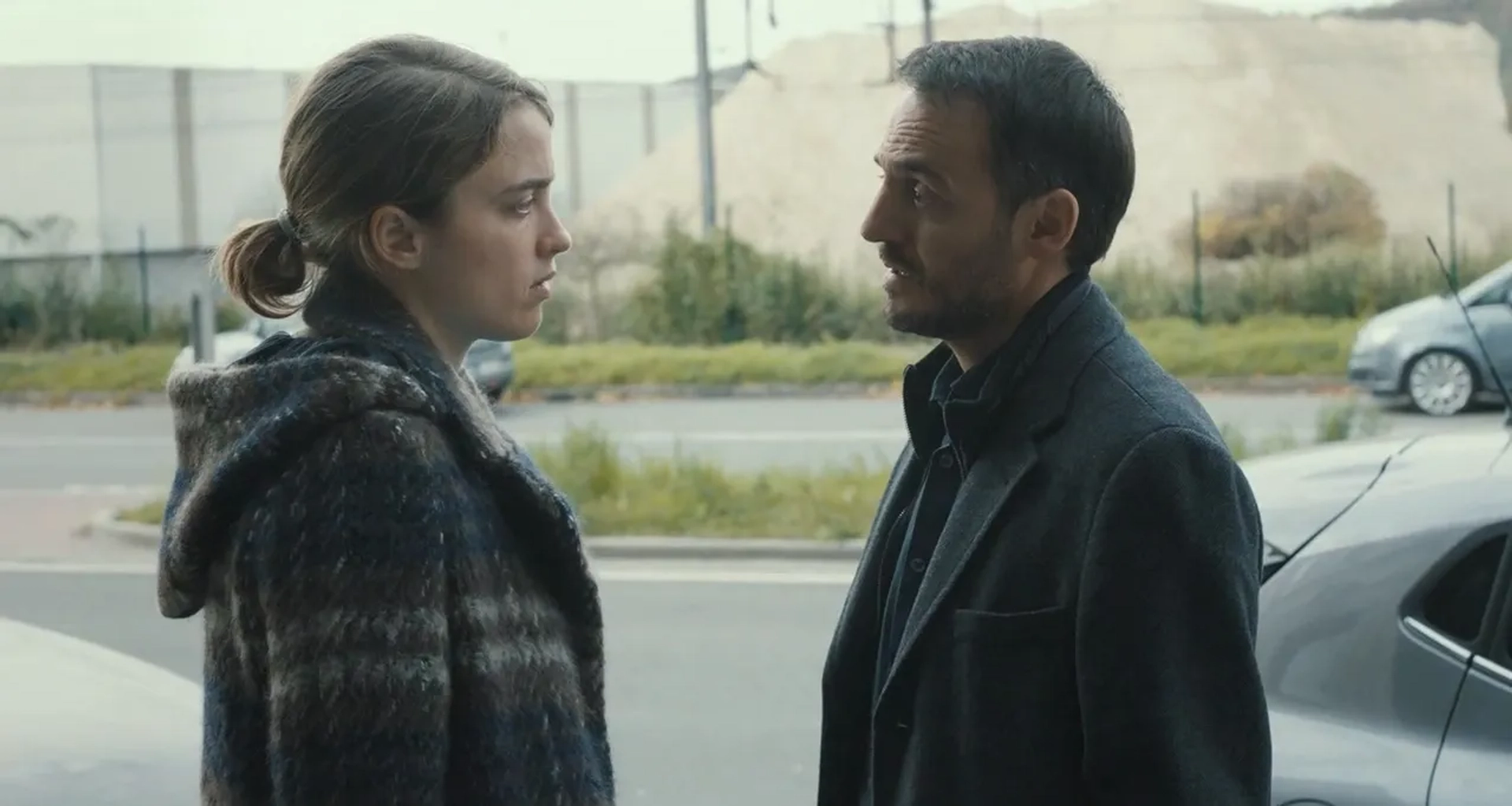 Fabrizio Rongione and Adèle Haenel in The Unknown Girl (2016)