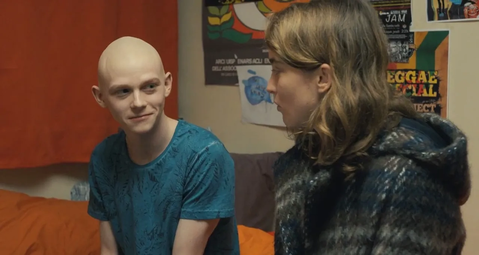 Adèle Haenel and Thomas Doret in The Unknown Girl (2016)