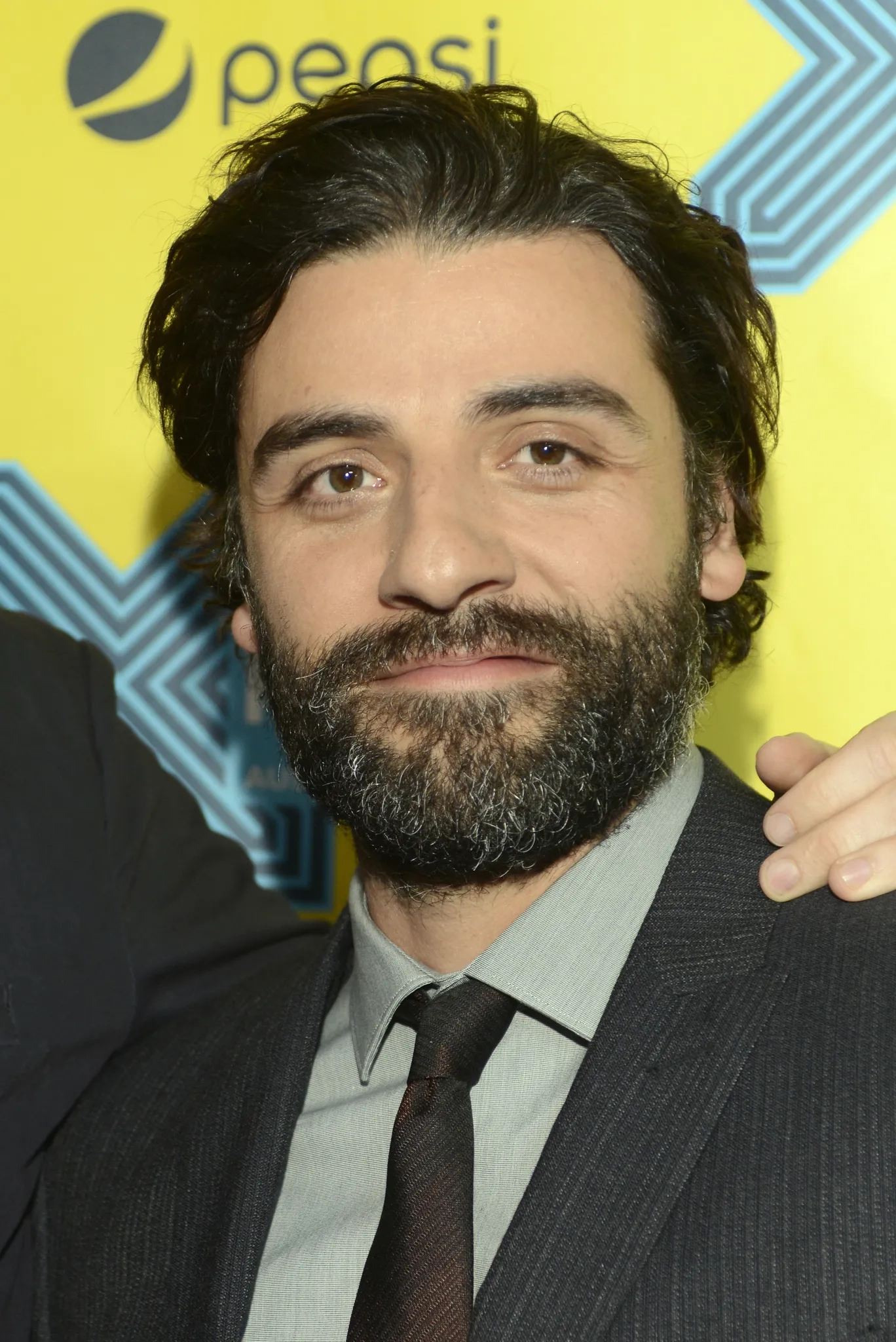 Oscar Isaac at an event for Ex Machina (2014)