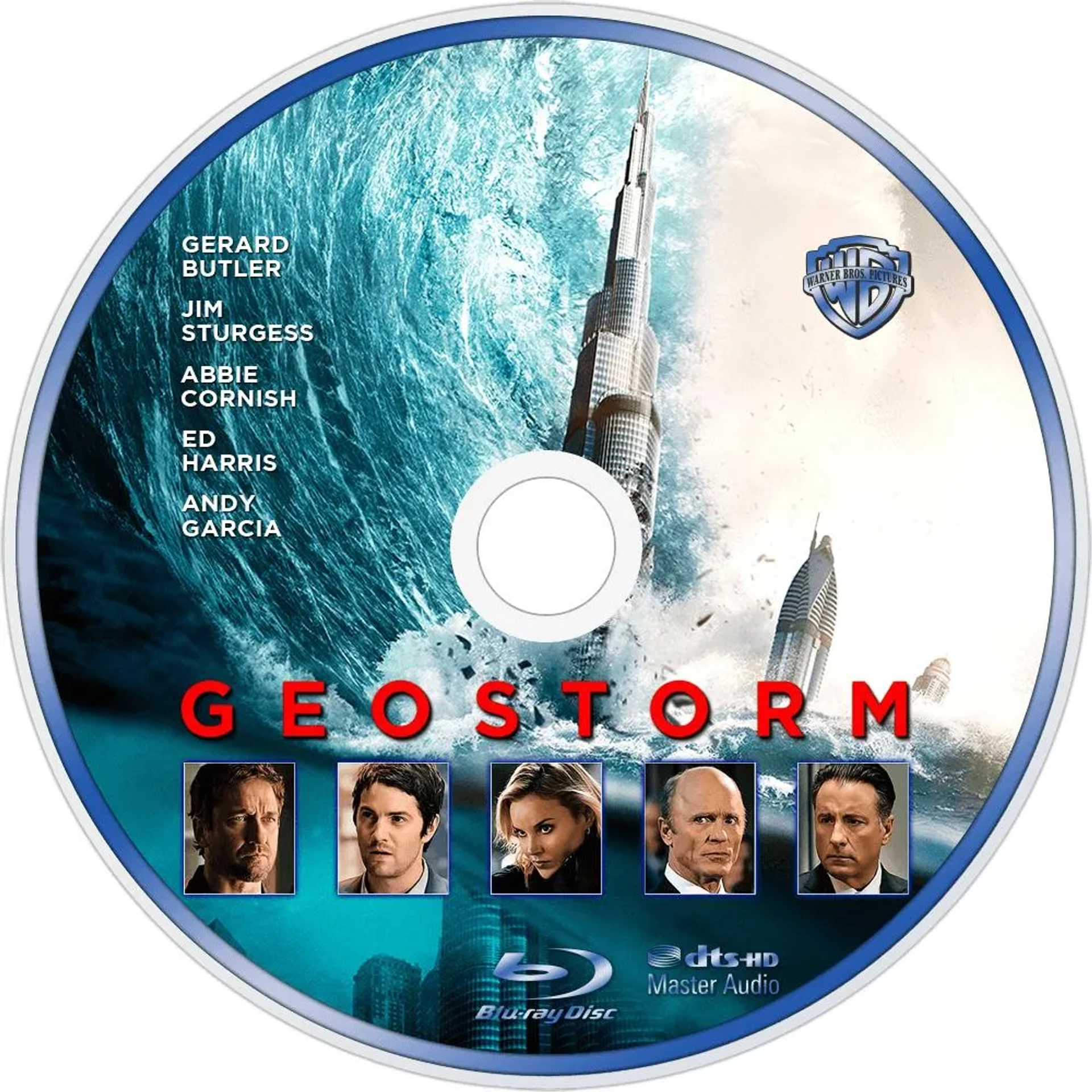 Andy Garcia, Ed Harris, Gerard Butler, Abbie Cornish, and Jim Sturgess in Geostorm (2017)