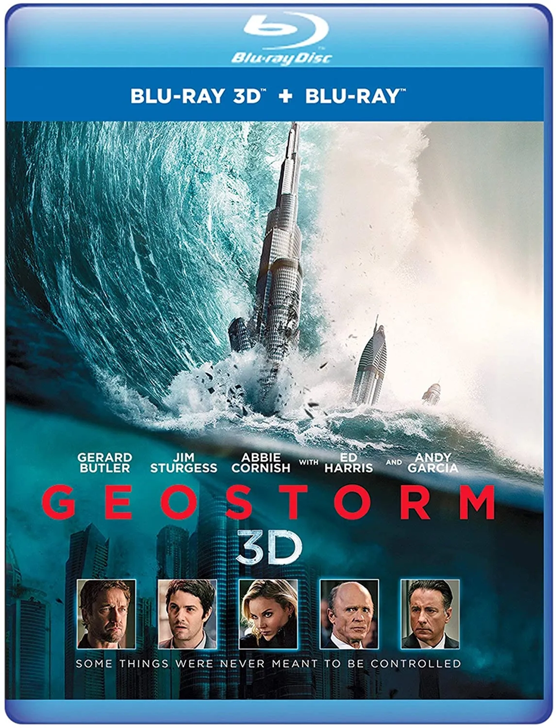 Andy Garcia, Ed Harris, Gerard Butler, Abbie Cornish, and Jim Sturgess in Geostorm (2017)