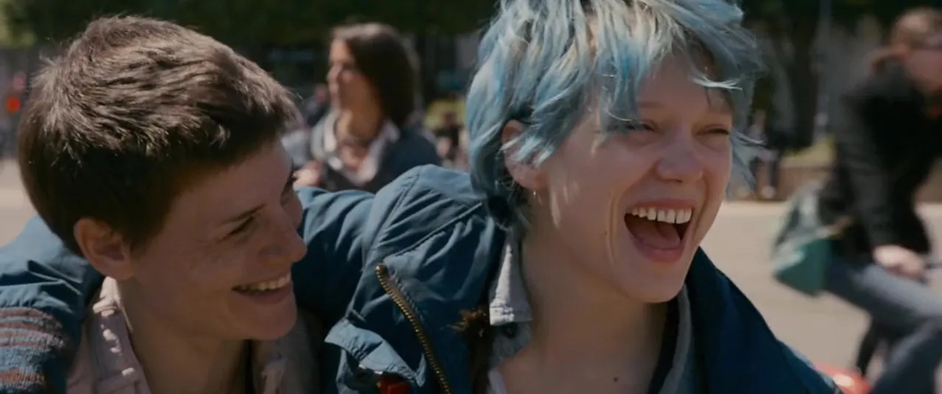 Léa Seydoux and Aurelie Lemanceau in Blue Is the Warmest Colour (2013)