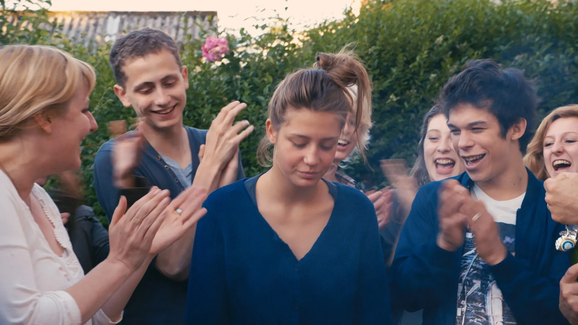 Catherine Salée, Adèle Exarchopoulos, and Sandor Funtek in Blue Is the Warmest Colour (2013)