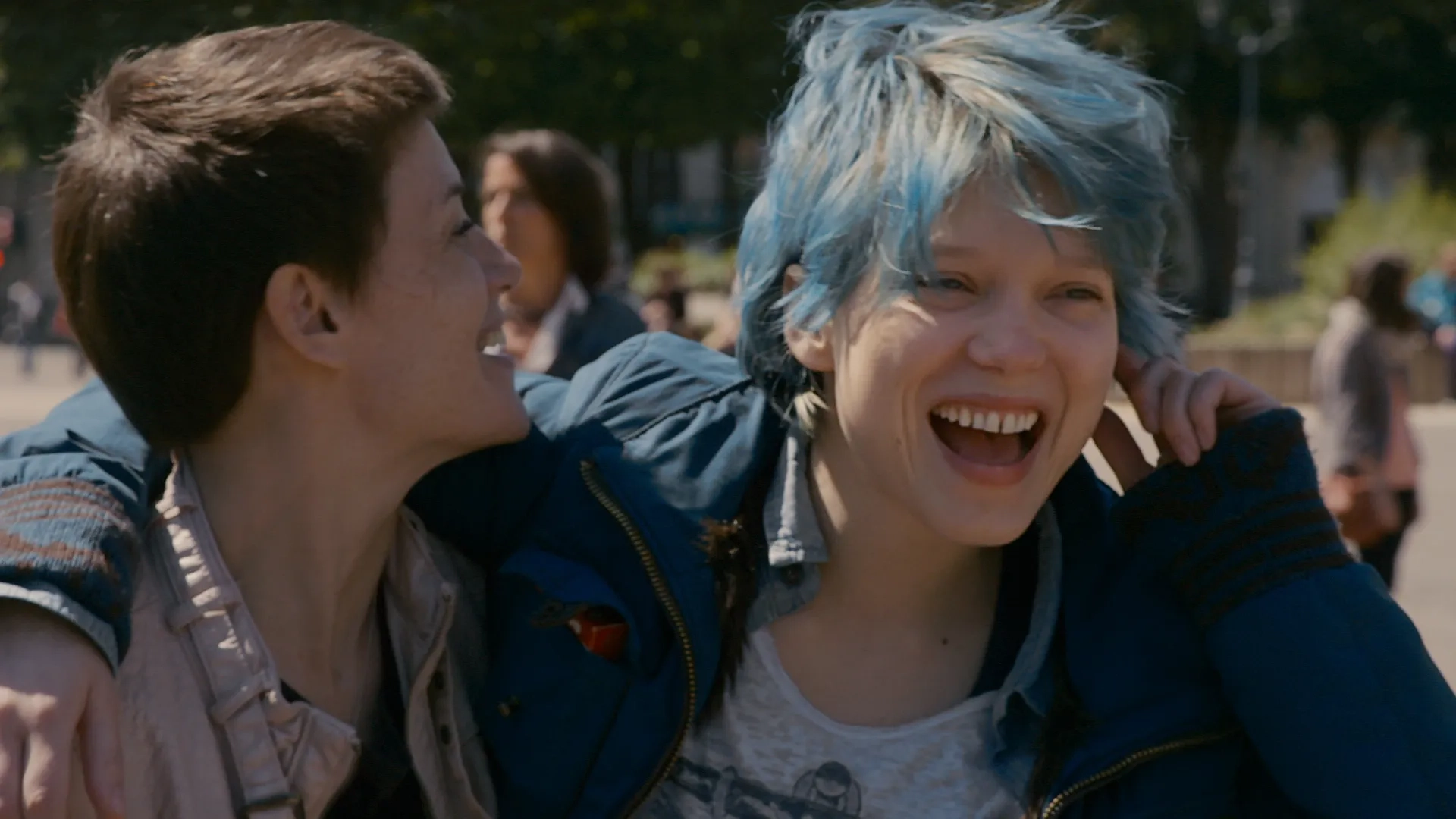 Léa Seydoux and Aurelie Lemanceau in Blue Is the Warmest Colour (2013)