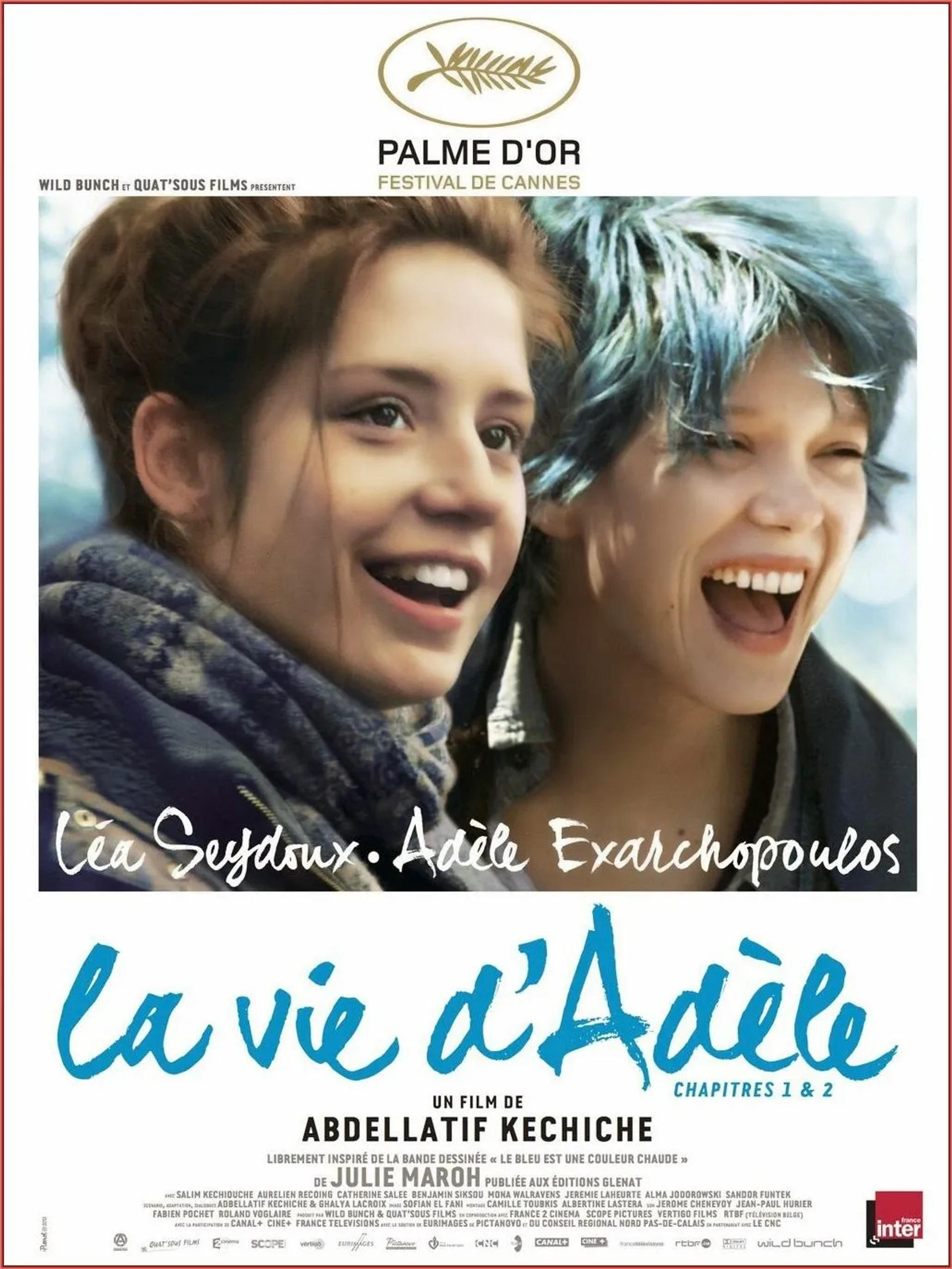 Léa Seydoux and Adèle Exarchopoulos in Blue Is the Warmest Colour (2013)