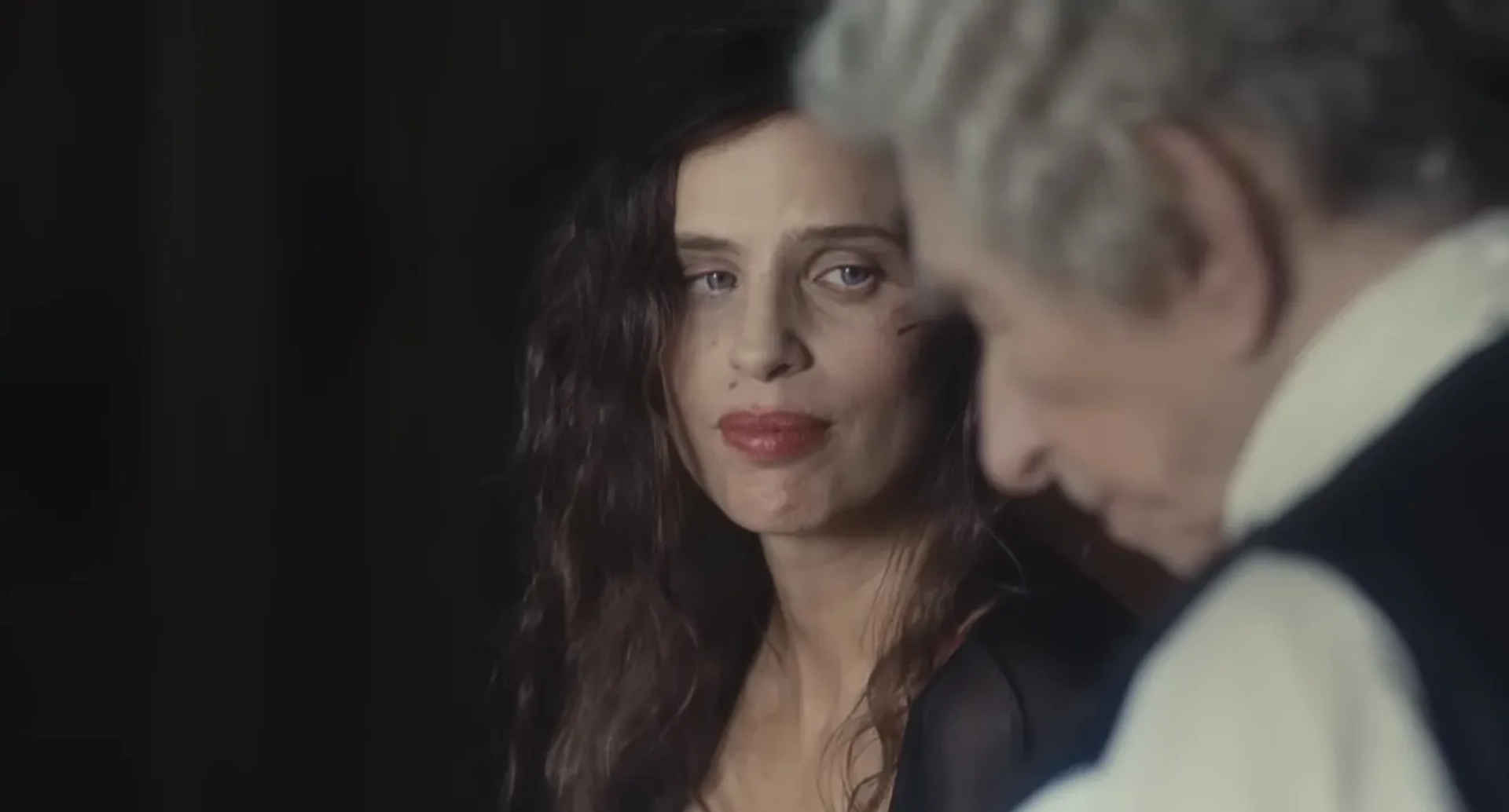 Pierre Richard and Maïwenn in Jeanne du Barry (2023)