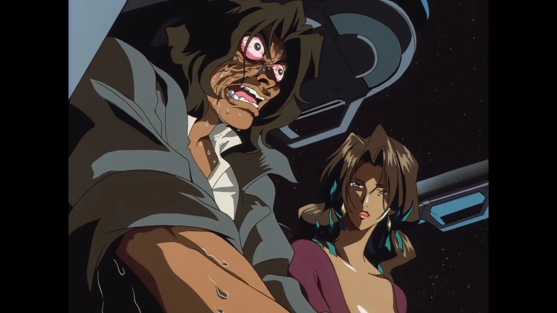 Rintarô Nishi and Yurika Hino in Cowboy Bebop (1998)