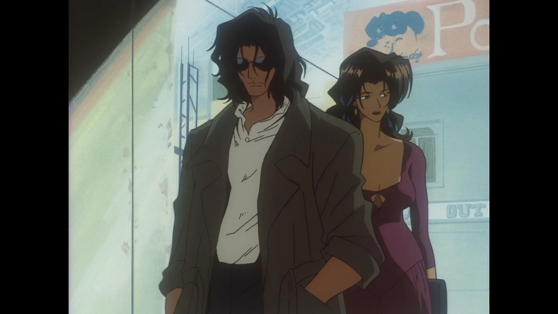 Rintarô Nishi and Yurika Hino in Cowboy Bebop (1998)