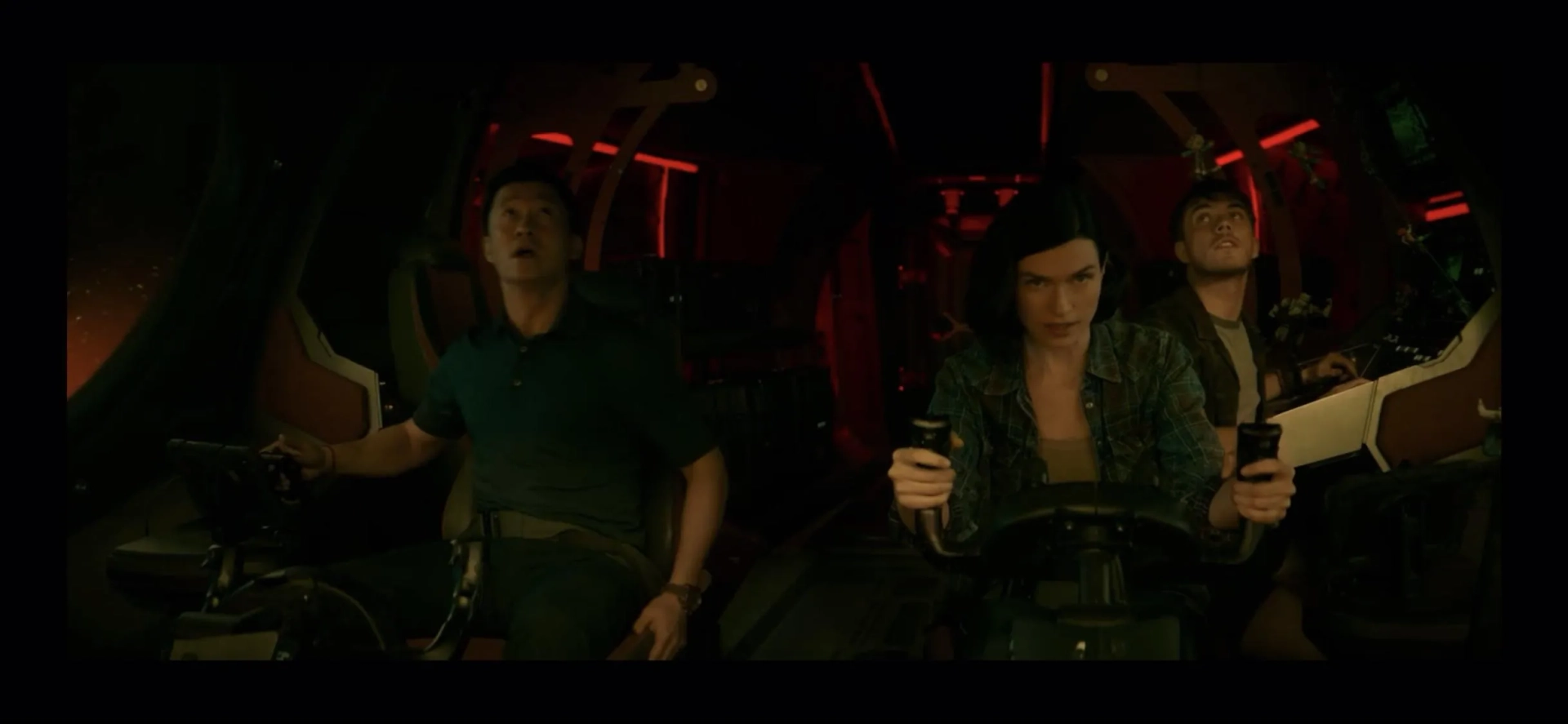 Jing Wu, Whoopie Van Raam and Felix Mayr in Meg 2: The Trench