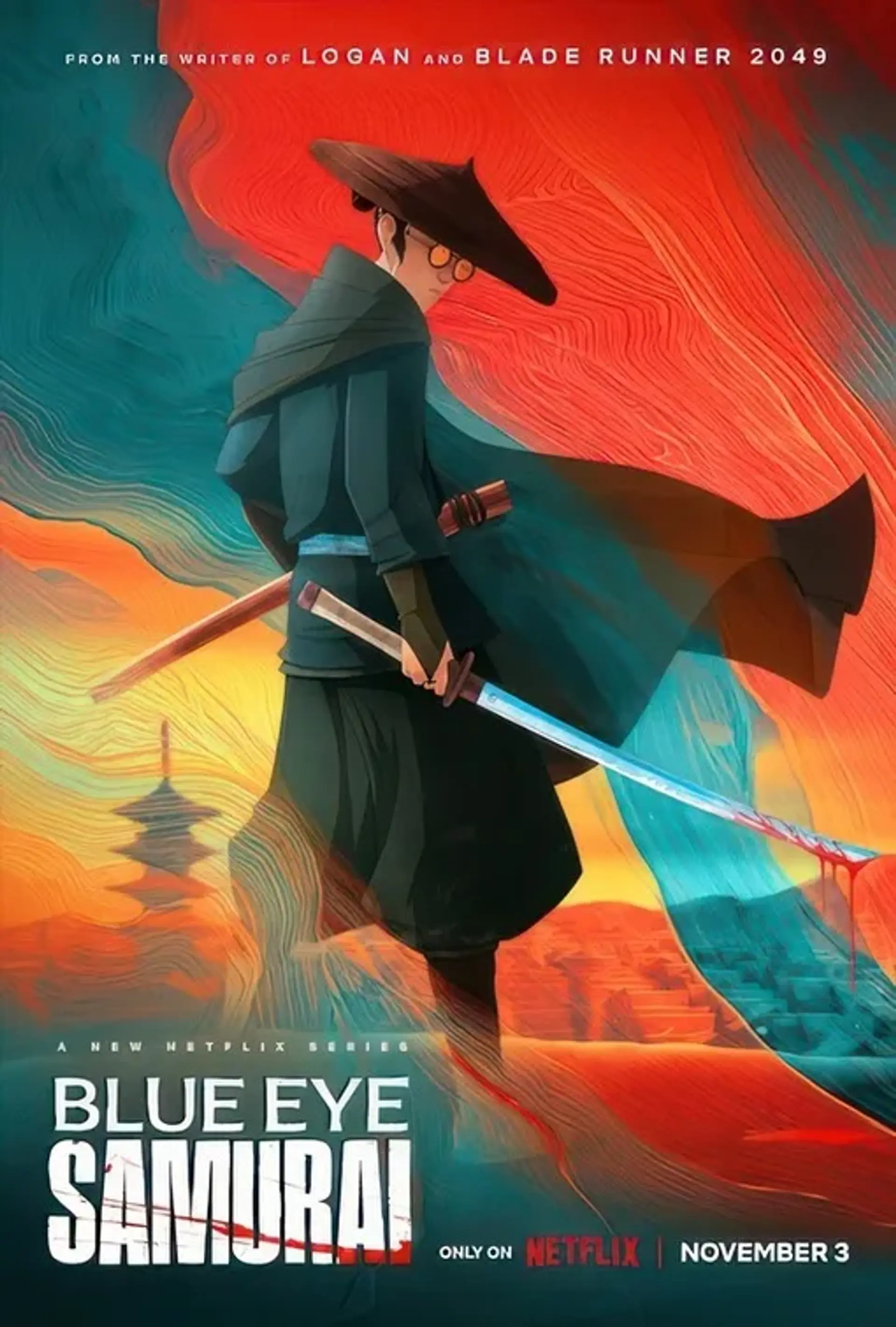 دانلود انیمیشن سامورایی چشم آبی (Blue Eye Samurai 2023)