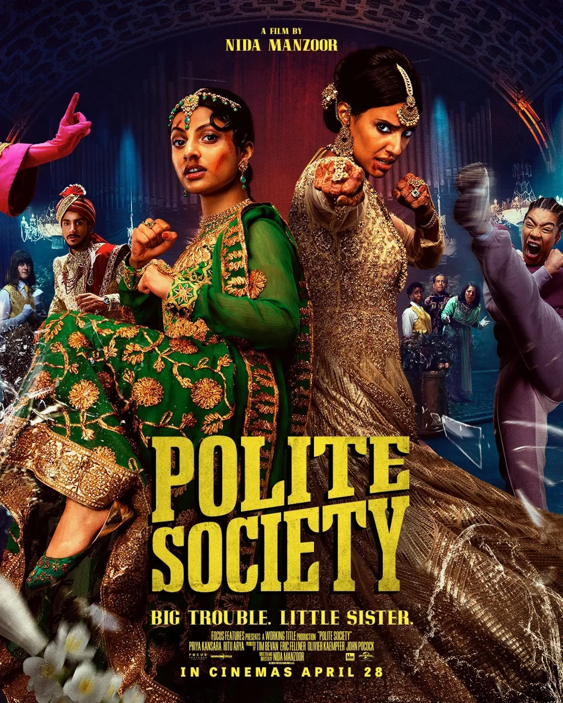 Priya Kansara and Ritu Arya in Polite Society (2023)