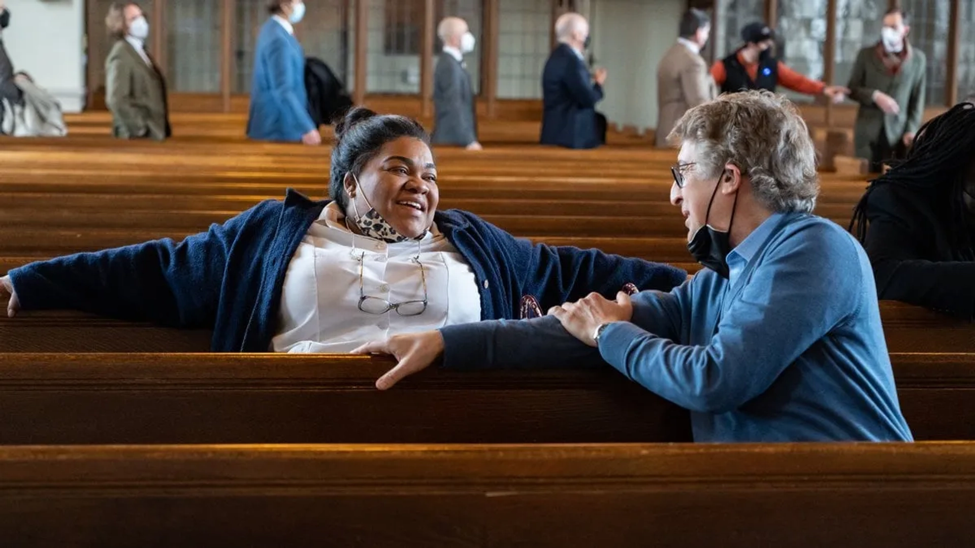 Alexander Payne and Da'Vine Joy Randolph in The Holdovers (2023)