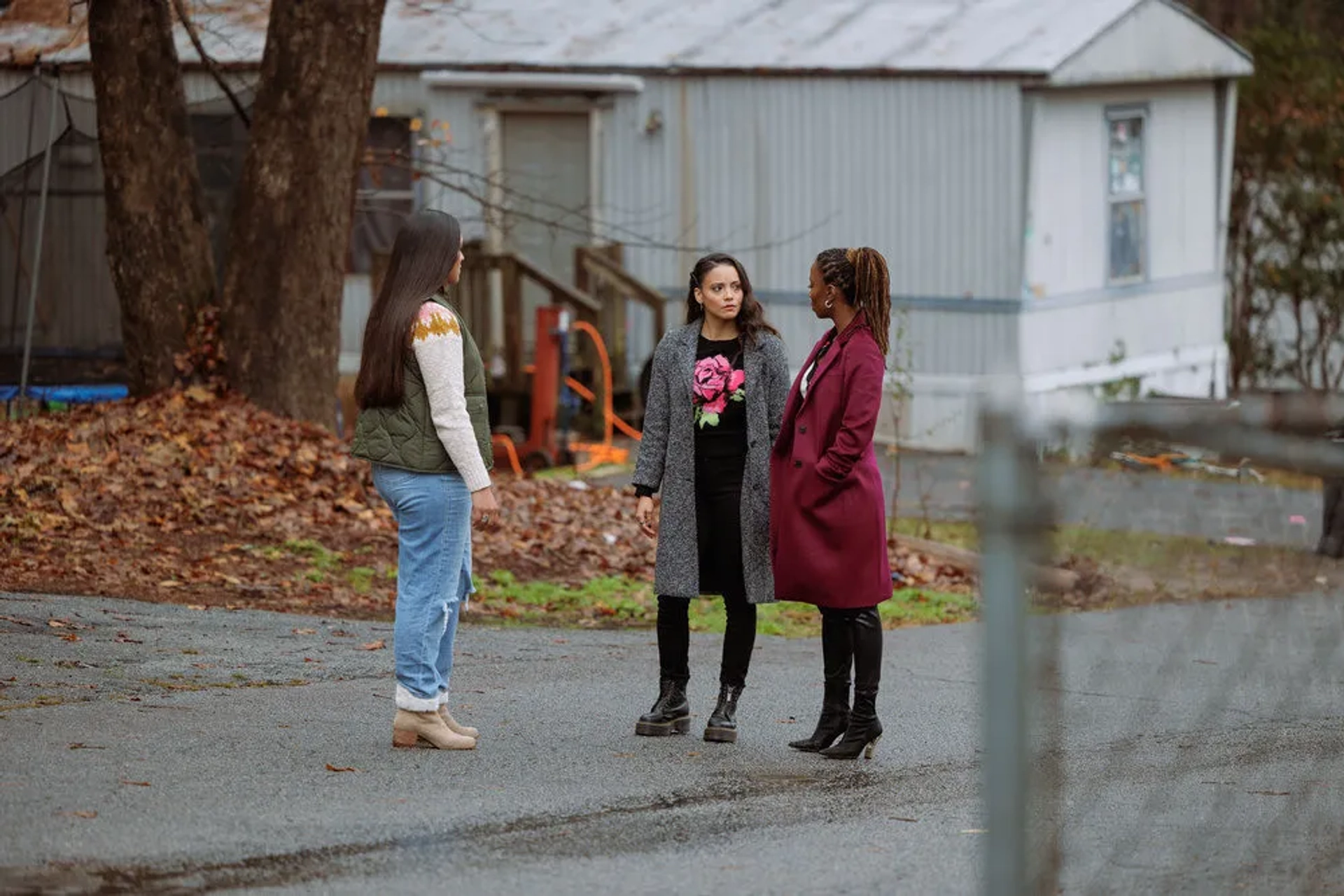 Shanola Hampton, Gabrielle Walsh, and Briza Covarrubias in Found: Missing While Indigenous (2023)