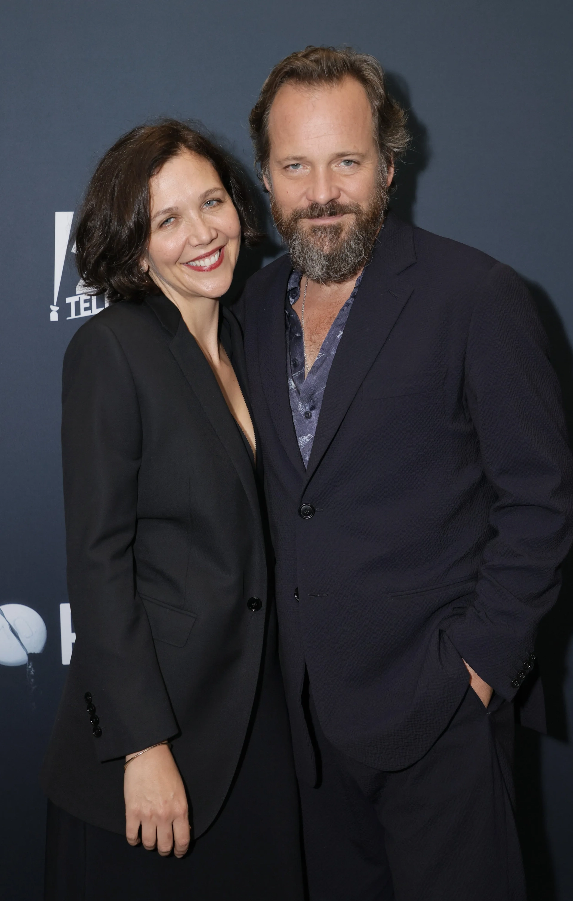 Maggie Gyllenhaal and Peter Sarsgaard at an event for Dopesick (2021)