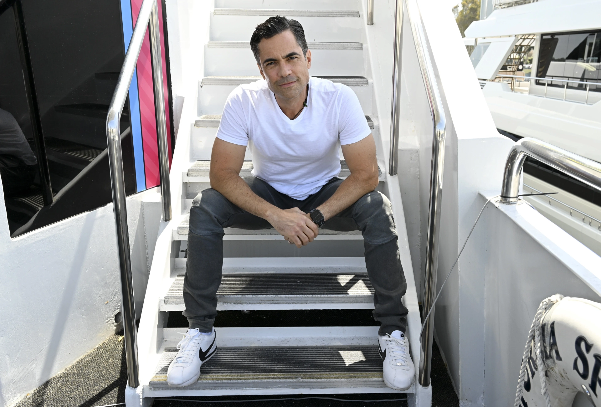 Danny Pino at an event for Mayans M.C. (2018)